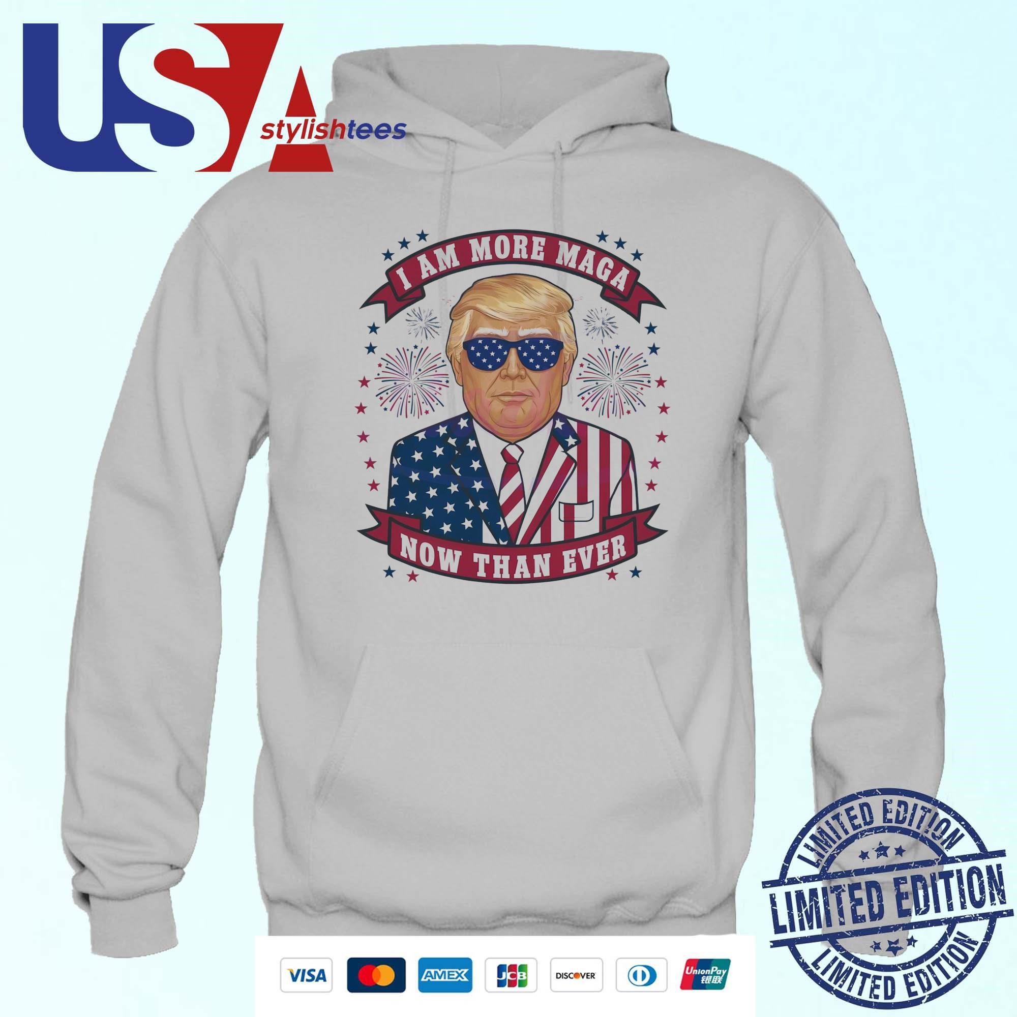 official-donald-trump-i-am-more-maga-now-than-ever-4th-of-july-2024-hoodie Official Donald Trump I Am More MAGA Now Than Ever 4th Of July 2024 Hoodie