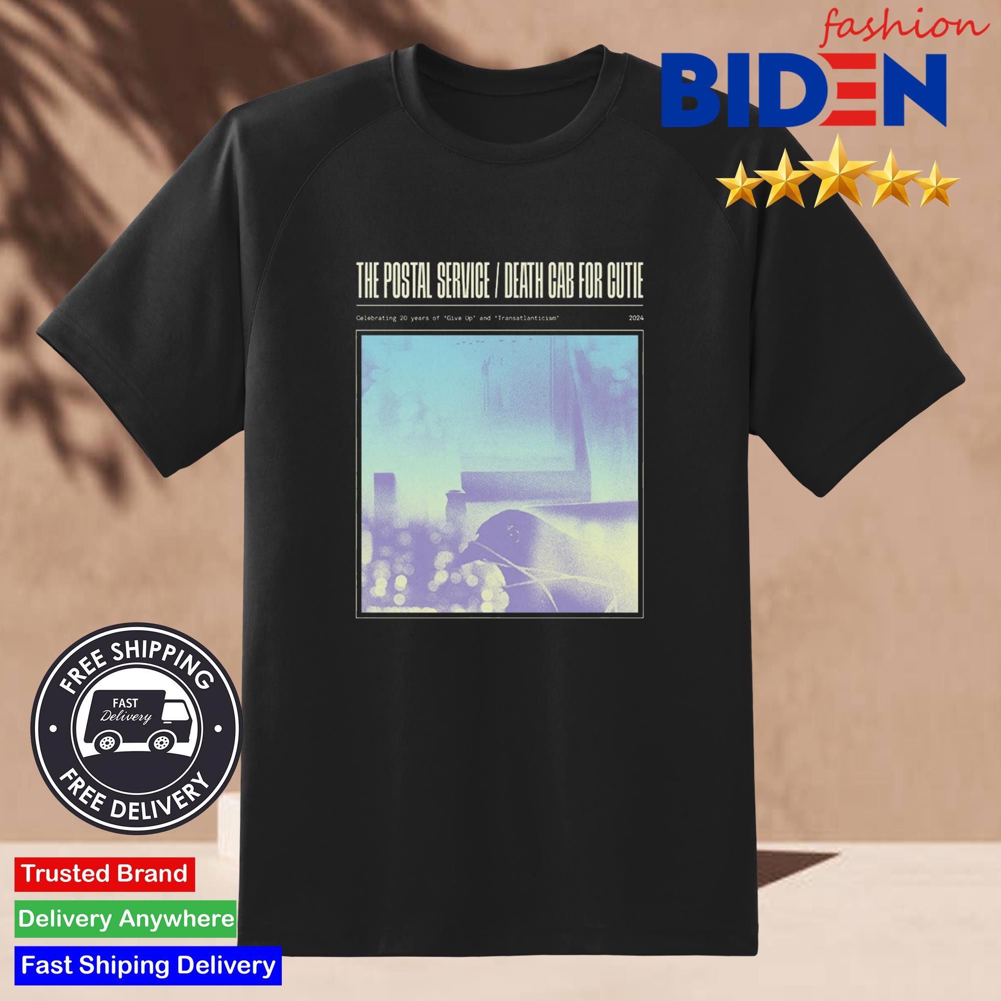 the-postal-service-death-cab-for-cutie-spring-2024-anniversary-tour-shirt-2 The Postal Service Death Cab For Cutie Spring 2024 Anniversary Tour Tee