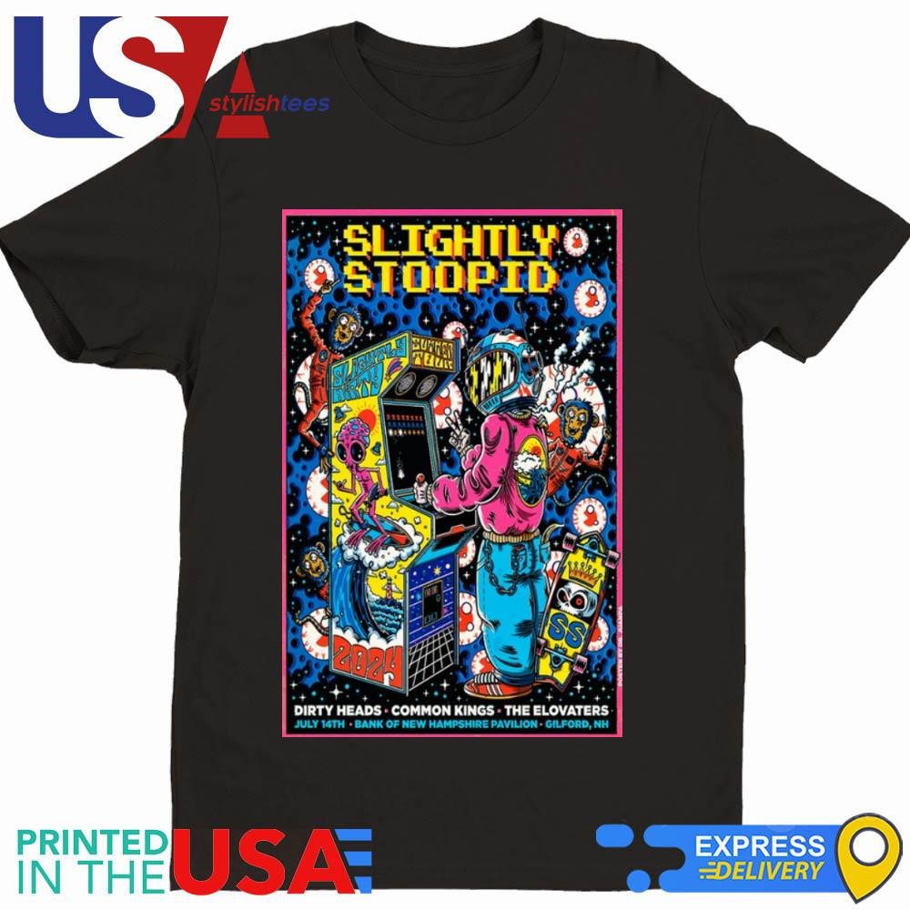 official-slightly-stoopid-bank-of-new-hampshire-pavilion-in-gilford-nh-jul-14-2024-t-shirt-1 Official Slightly Stoopid Bank Of New Hampshire Pavilion in Gilford NH Jul 14 2024 T-Shirt