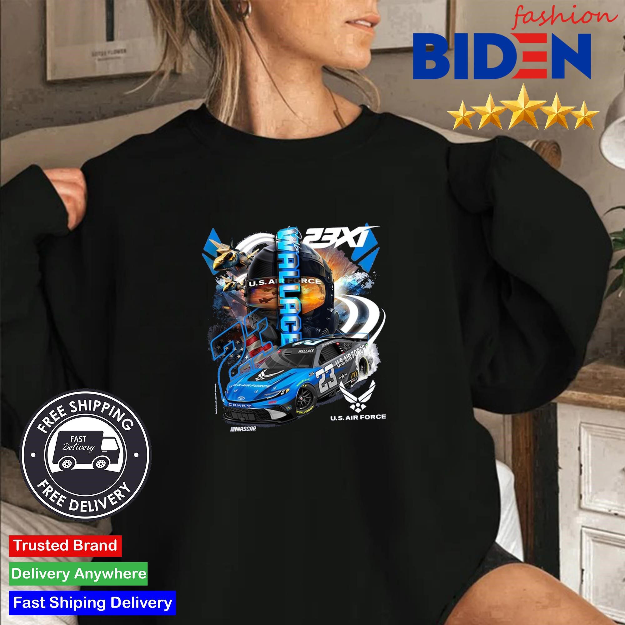 23xi-racing-bubba-wallace-u-s-air-force-car-sweater-1 23XI Racing Bubba Wallace U.S. Air Force Car Sweater