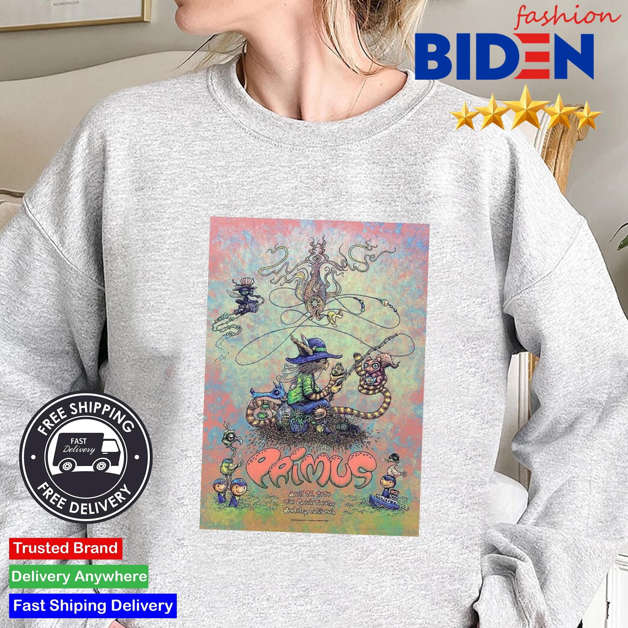 primus-at-sessanta-tour-tonight-poster-at-the-greek-theatre-in-berkeley-ca-on-april-21st-2024-sweater-1 Primus At Sessanta Tour Tonight Poster at the Greek Theatre in Berkeley, California on April 21, 2024 Sweater