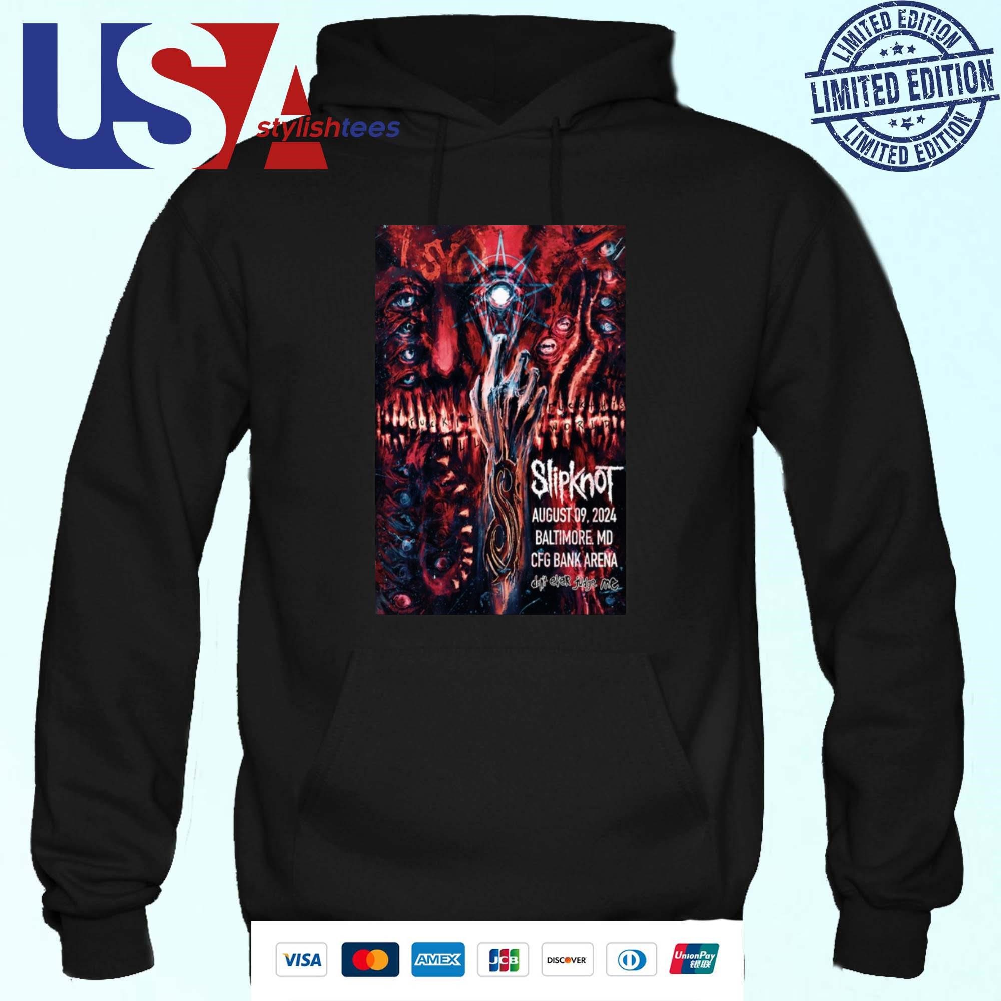 slipknot-show-at-cfg-bank-arena-on-august-9-2024-hoodie Slipknot Performance At CFG Bank Arena On August 9 2024 Sweatshirt
