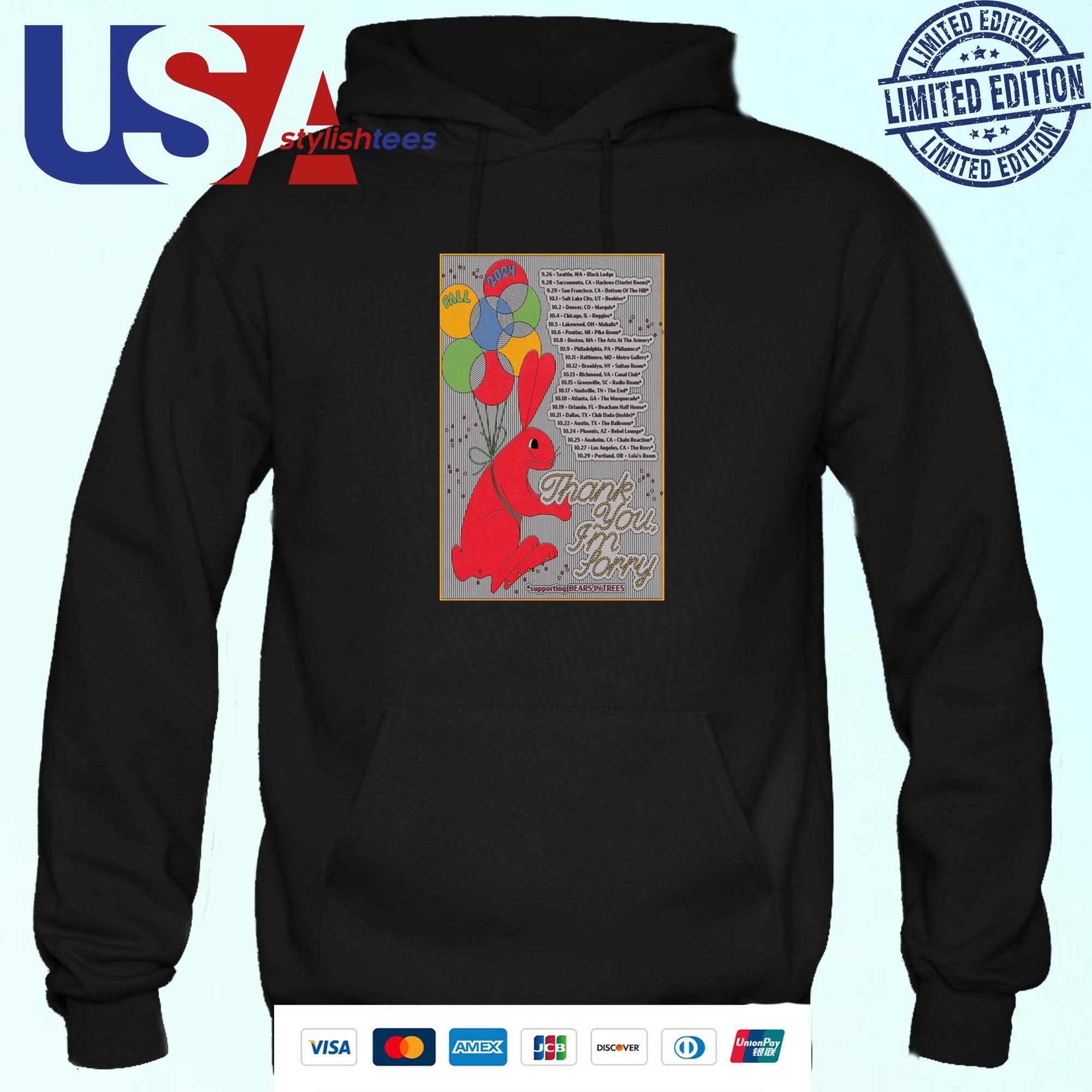 thank-you-im-sorry-band-fall-tour-2024-hoodie Thank You I'm Sorry Band Fall Tour 2024 Hoodie