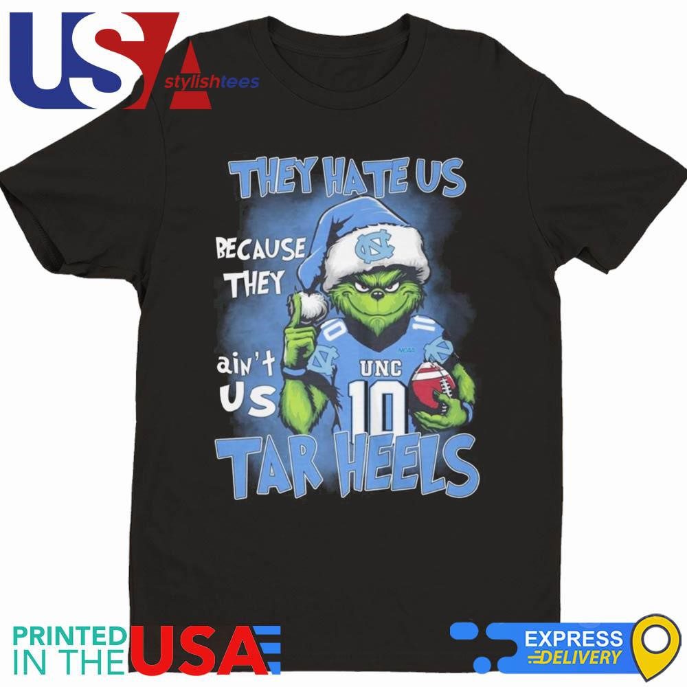 the-grinch-they-hate-us-because-aint-us-unc-tar-heels-2024-shirt-1 The Grinch They Dislike Us Because We're Us UNC Tar Heels 2024 Shirt