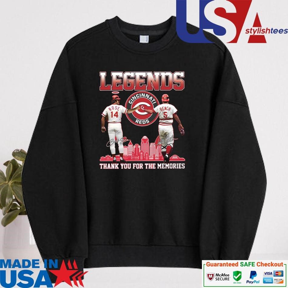 official-cincinnati-reds-legends-rose-and-bench-thank-you-for-the-memories-skyline-signatures-sweater Official Cincinnati Reds Legends Rose And Bench Thank You For The Memories Skyline Signatures sweater