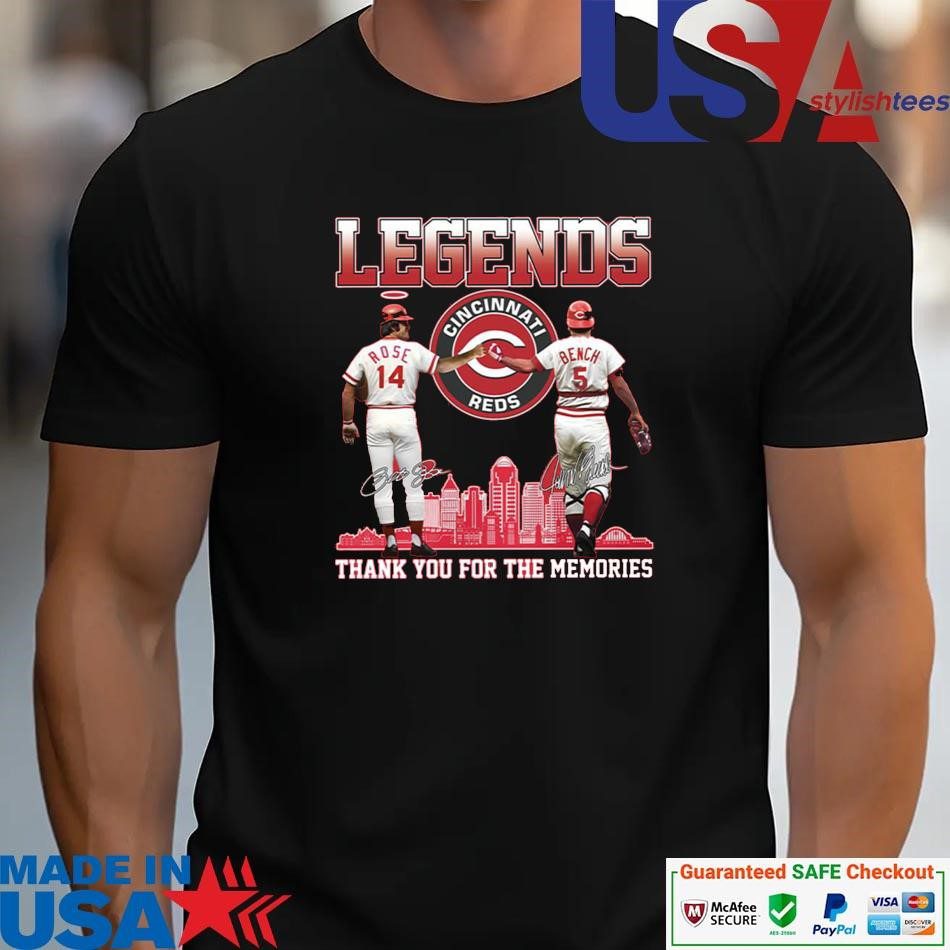 official-cincinnati-reds-legends-rose-and-bench-thank-you-for-the-memories-skyline-signatures-unisex Official Cincinnati Reds Legends Rose And Bench Thank You For The Memories Skyline Signatures unisex