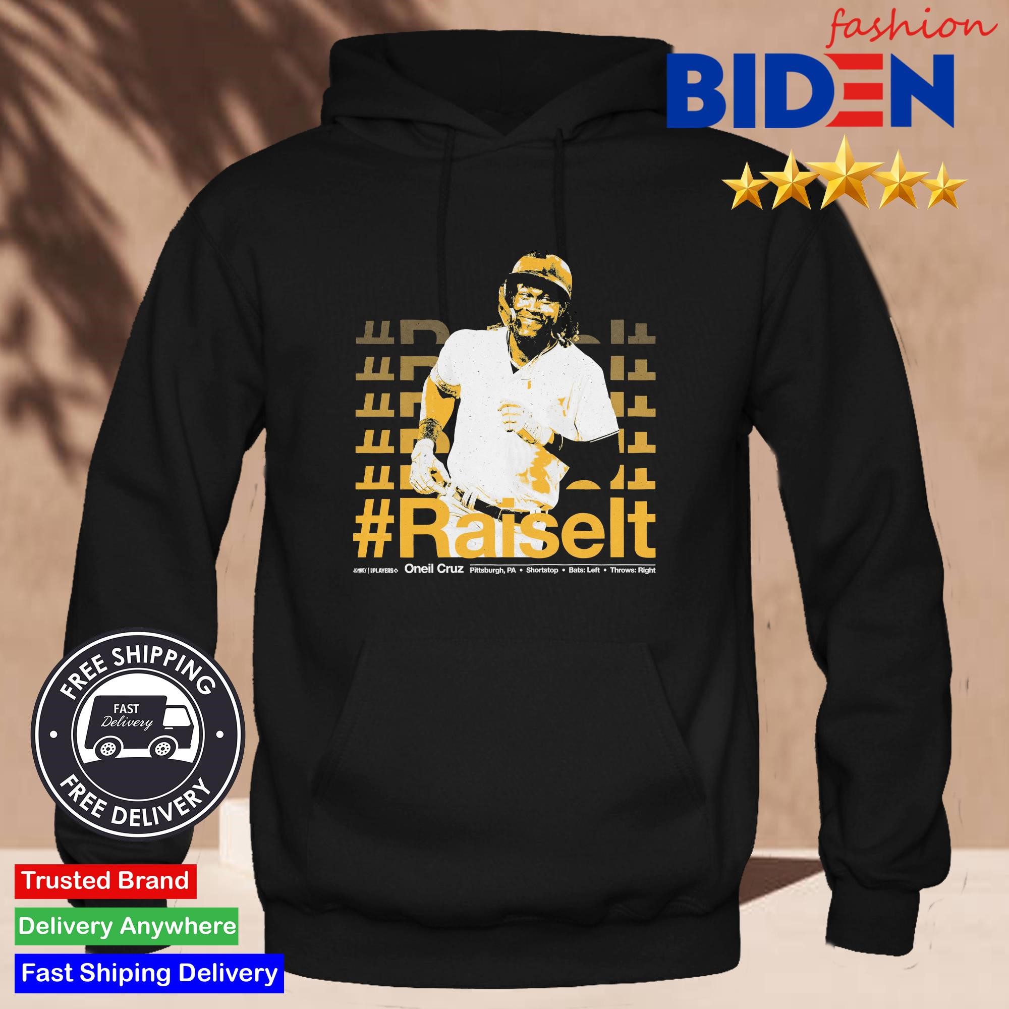 oneil-cruz-pittsburgh-baseball-oneil-cruz-raise-it-hoodie-1 Oneil Cruz Pittsburgh Baseball Enthusiast Oneil Cruz Lift It Hoodie