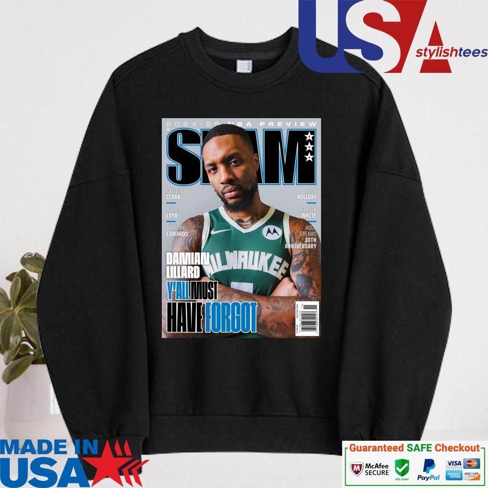 official-damian-lillard-yall-must-have-forgot-slam-2024-2024-nba-preview-sweater Official Damian Lillard Y'all Must have Forgot Slam 2024-2024 NBA Preview sweater