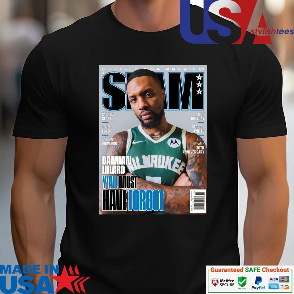 official-damian-lillard-yall-must-have-forgot-slam-2024-2024-nba-preview-unisex Official Damian Lillard Y'all Must have Forgot Slam 2024-2024 NBA Preview unisex