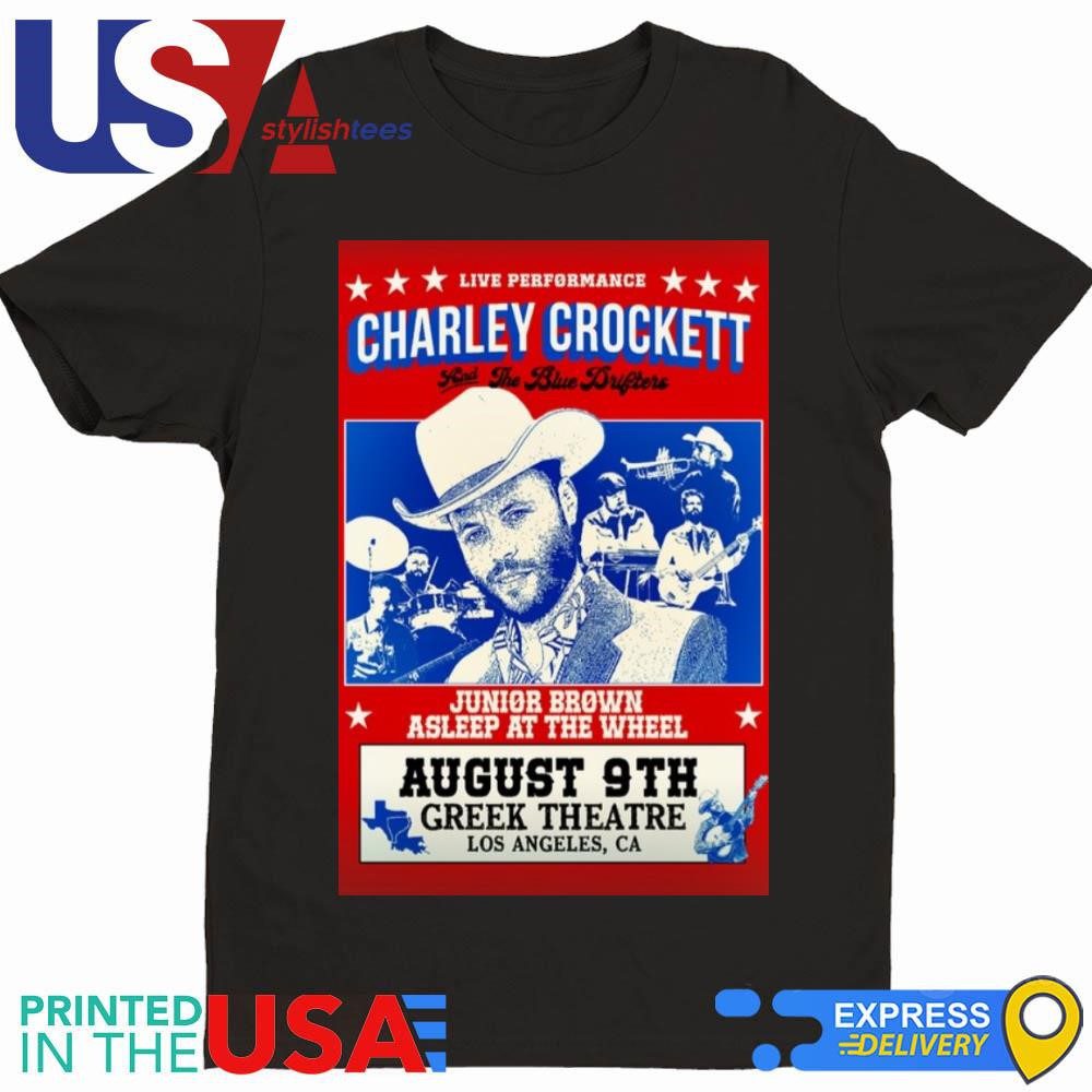 charley-crockett-greek-theatre-in-los-angeles-ca-aug-9-2024-shirt-1 Charley Crockett Greek Theatre in Los Angeles CA Aug 9 2024 Shirt