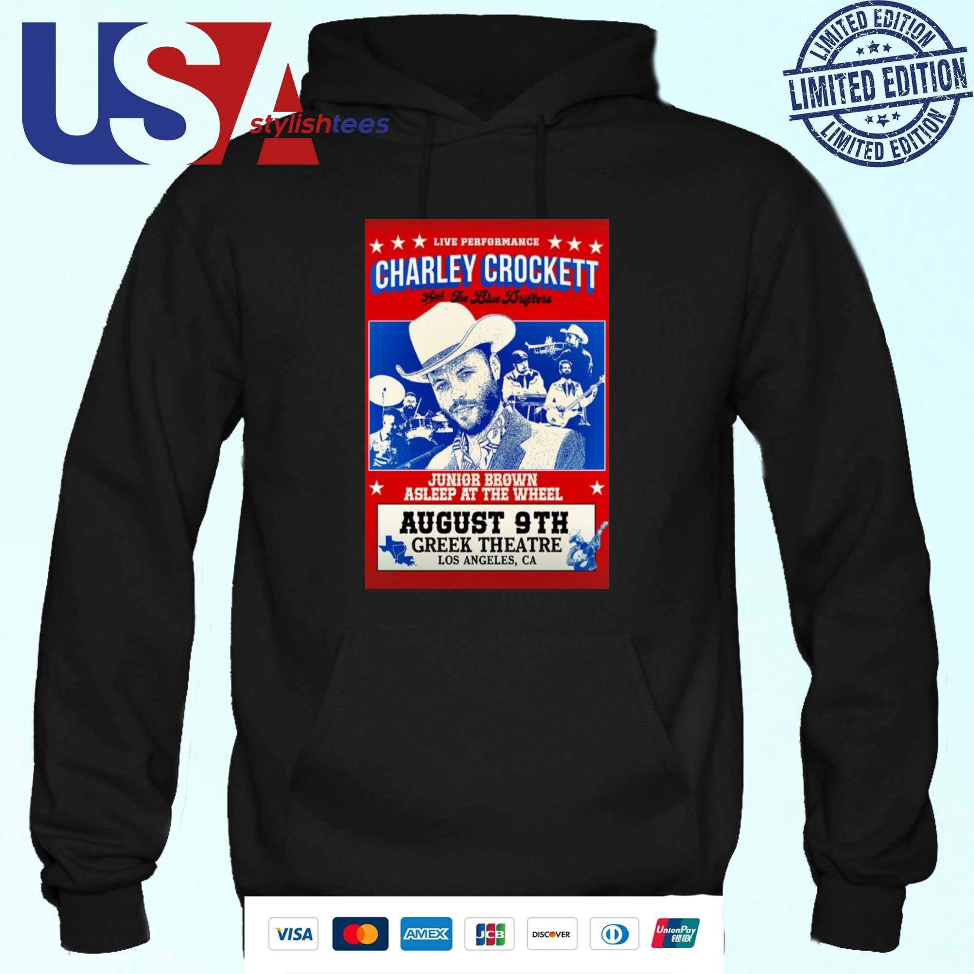 charley-crockett-greek-theatre-in-los-angeles-ca-aug-9-2024-hoodie Charley Crockett Greek Theatre in Los Angeles CA Aug 9 2024 Hoodie