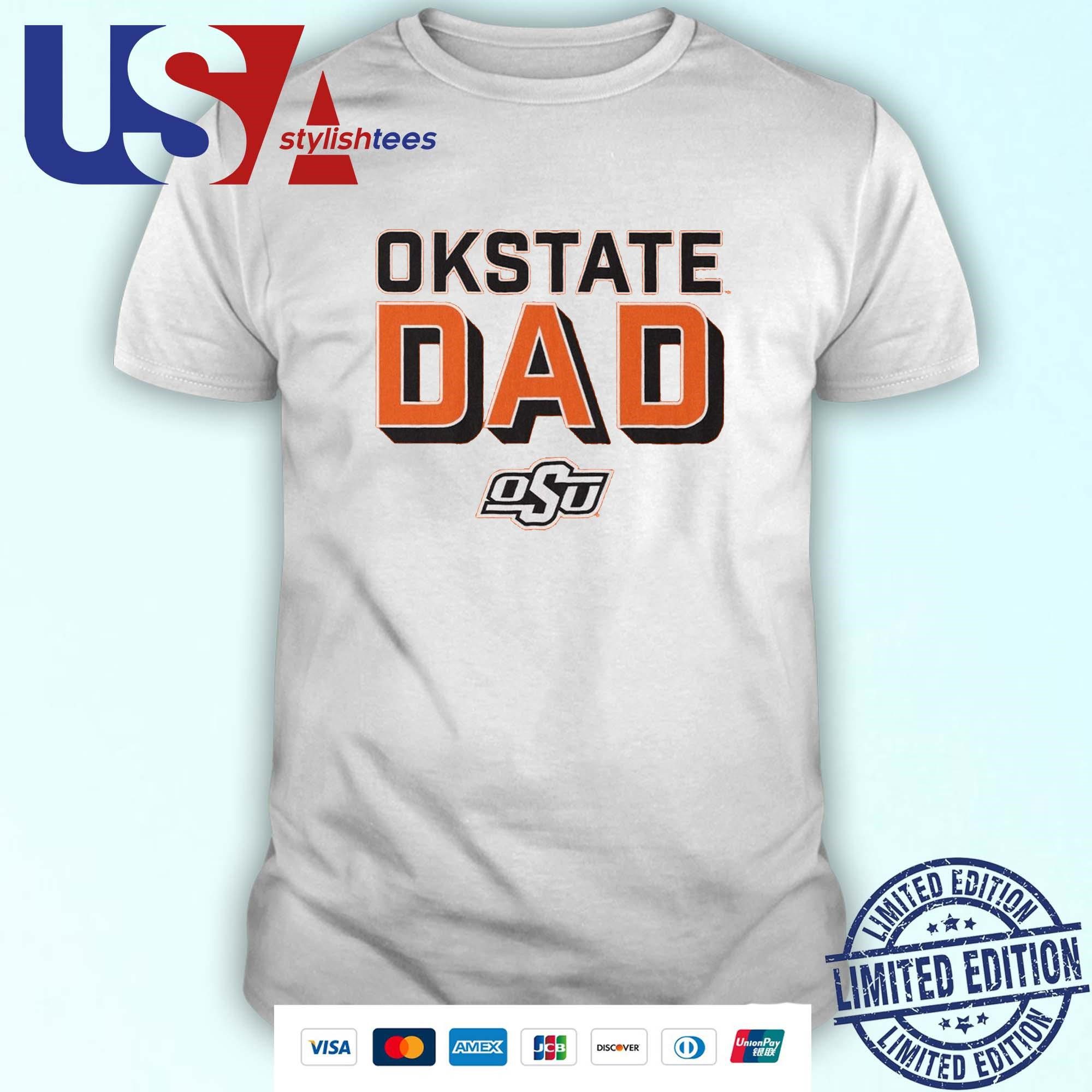 oklahoma-state-cowboys-logo-oklahoma-state-dad-t-shirt-1 Oklahoma State Cowboys Insignia Oklahoma State Father Tee