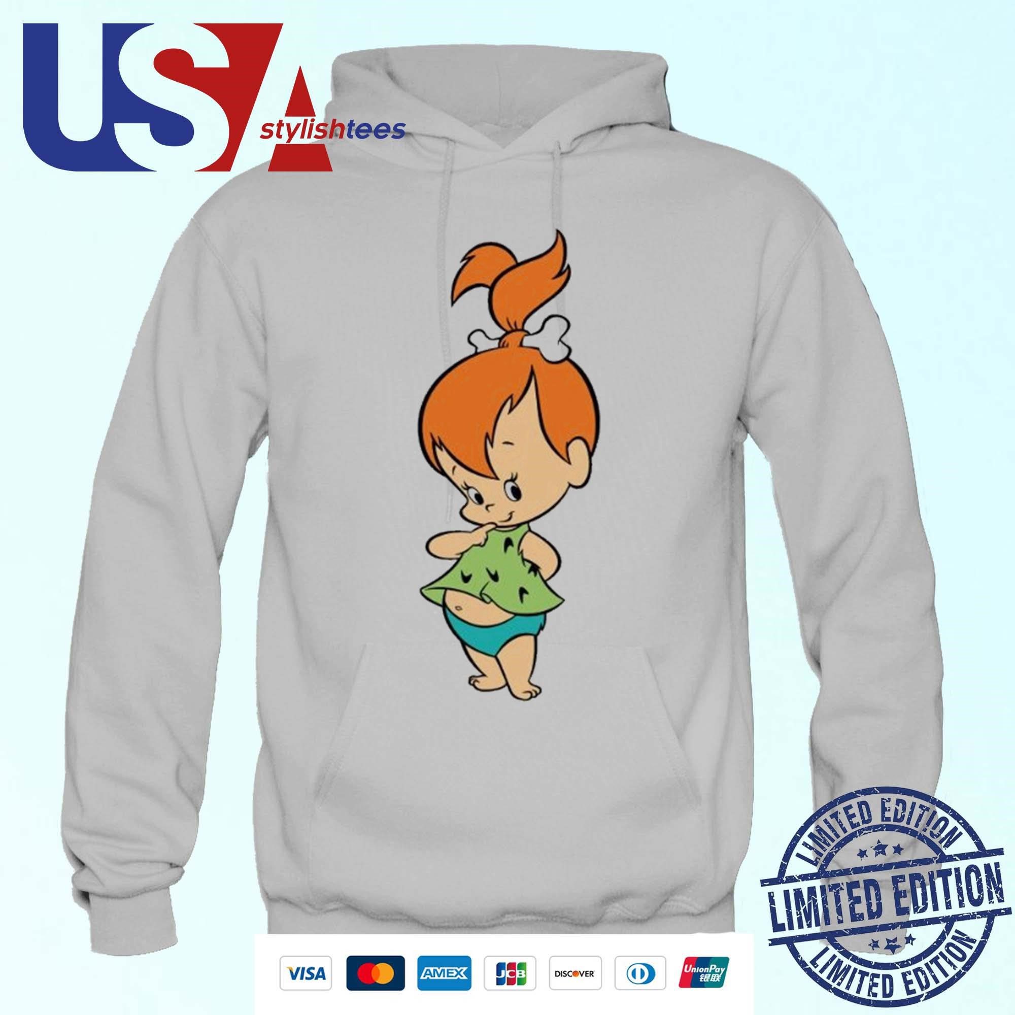 official-retrokid-hanna-barbera-pebbles-hoodie Official Retrokid Hanna Barbera Pebbles Hoodie