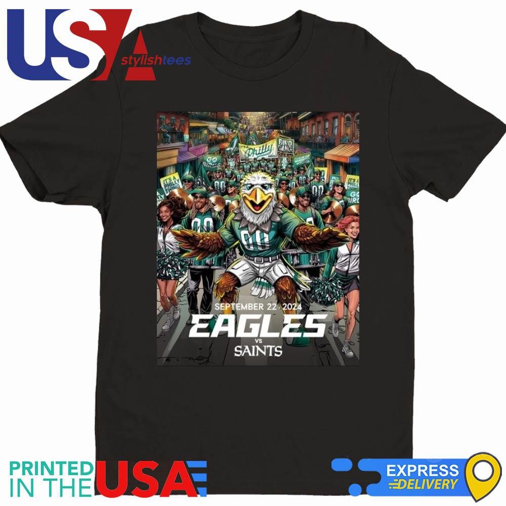 philadelphia-eagles-vs-new-orleans-saints-birds-in-the-big-easy-2024-shirt-1 Philadelphia Eagles Vs. New Orleans Saints Birds In The Big Easy 2024 Shirt