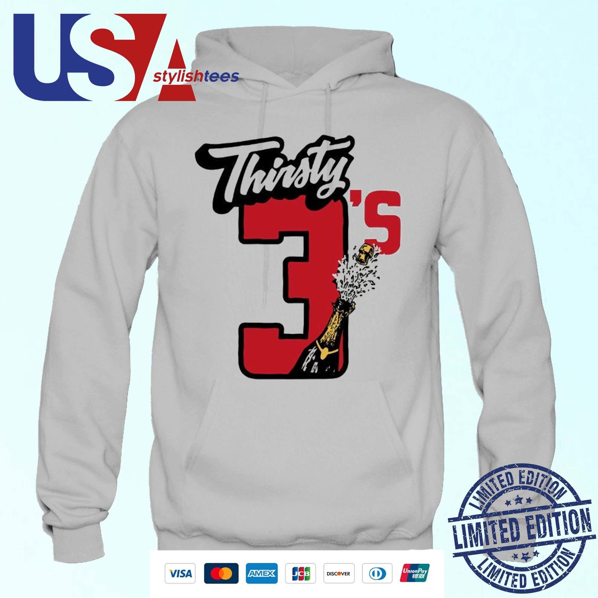 authentic-scott-mclaughlin-thirsty-3s-hoodie Authentic Scott McLaughlin Thirsty 3's Hoodie