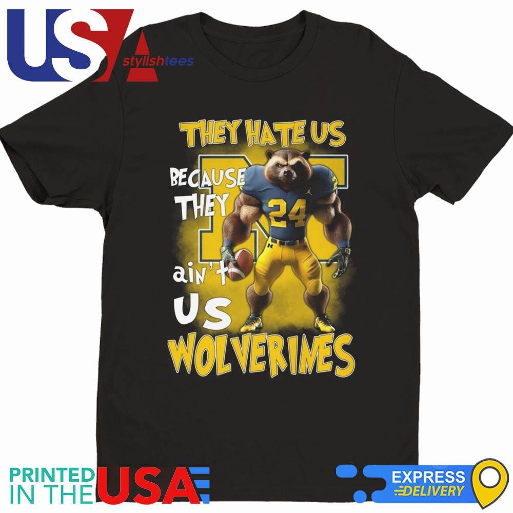 they-dislike-us-because-they-arent-us-michigan-wolverines-mascot-shirt-1 They Dislike Us Because They Aren't Us Michigan Wolverines Mascot Shirt