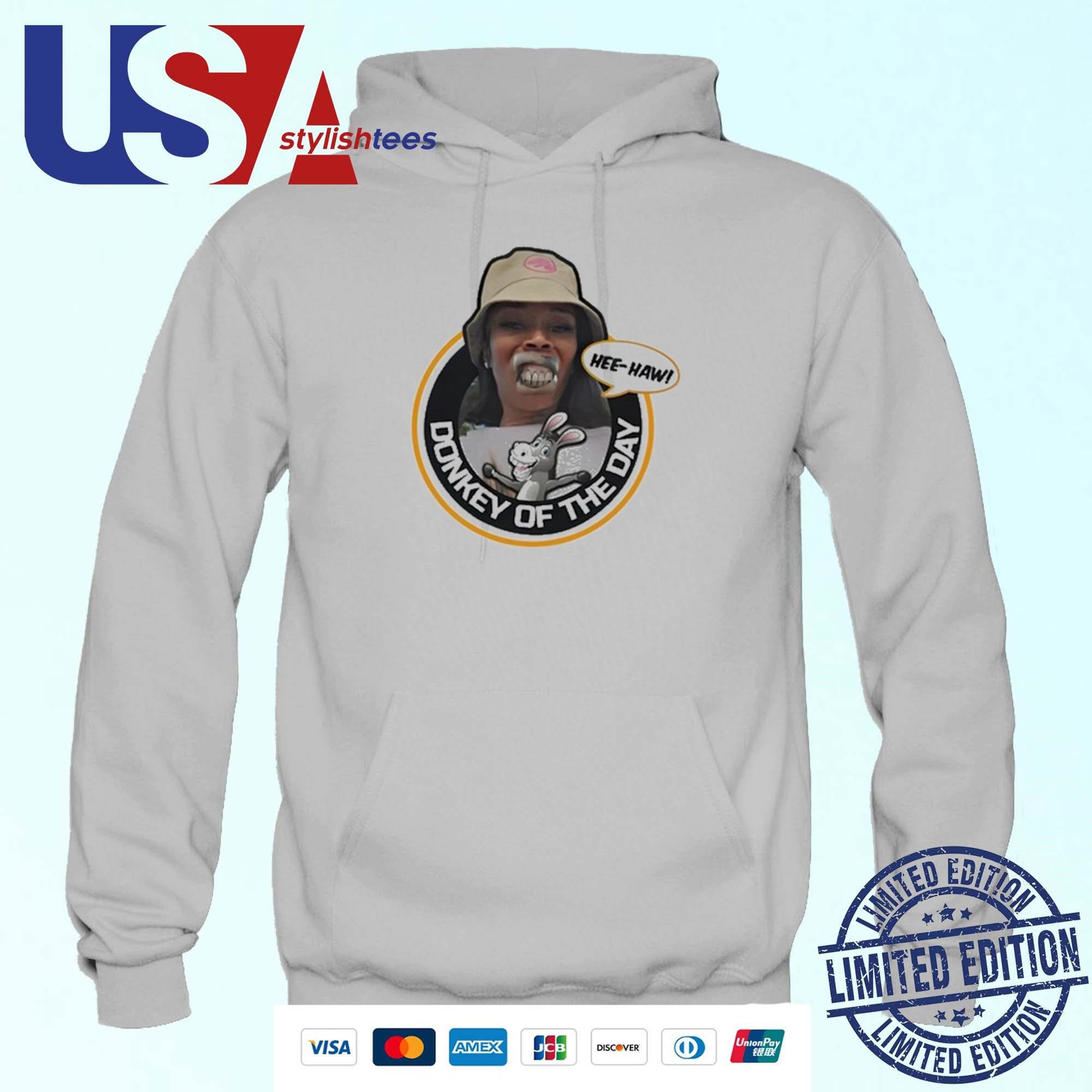 the-real-charleston-white-yunties-donkey-of-the-day-hoodie The Authentic Charleston White Yuntie's Donkey Of The Day Hoodie