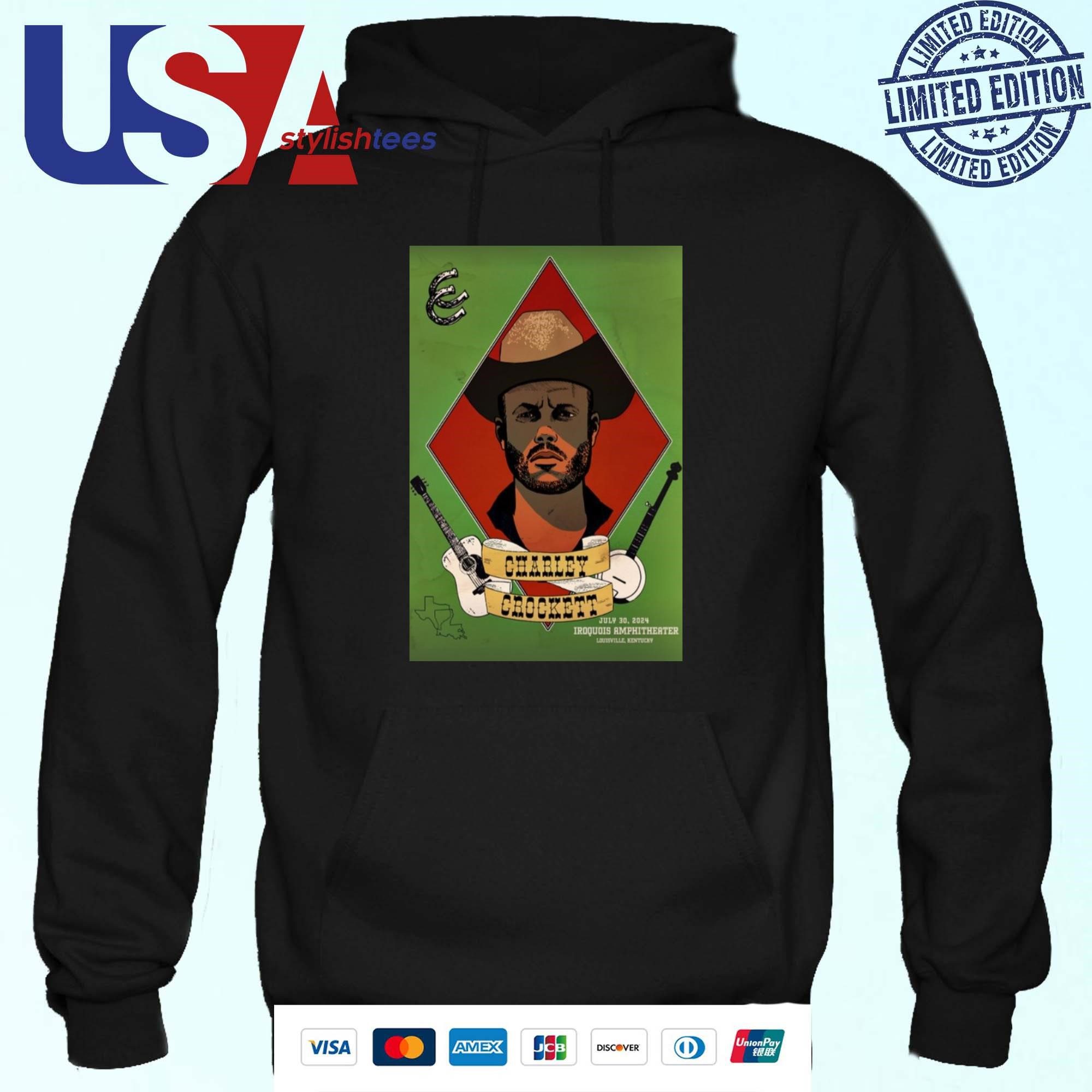 charley-crockett-jul-30-2024-iroquois-amphitheater-hoodie Charley Crockett Jul 30 2024 Iroquois Amphitheater Hoodie