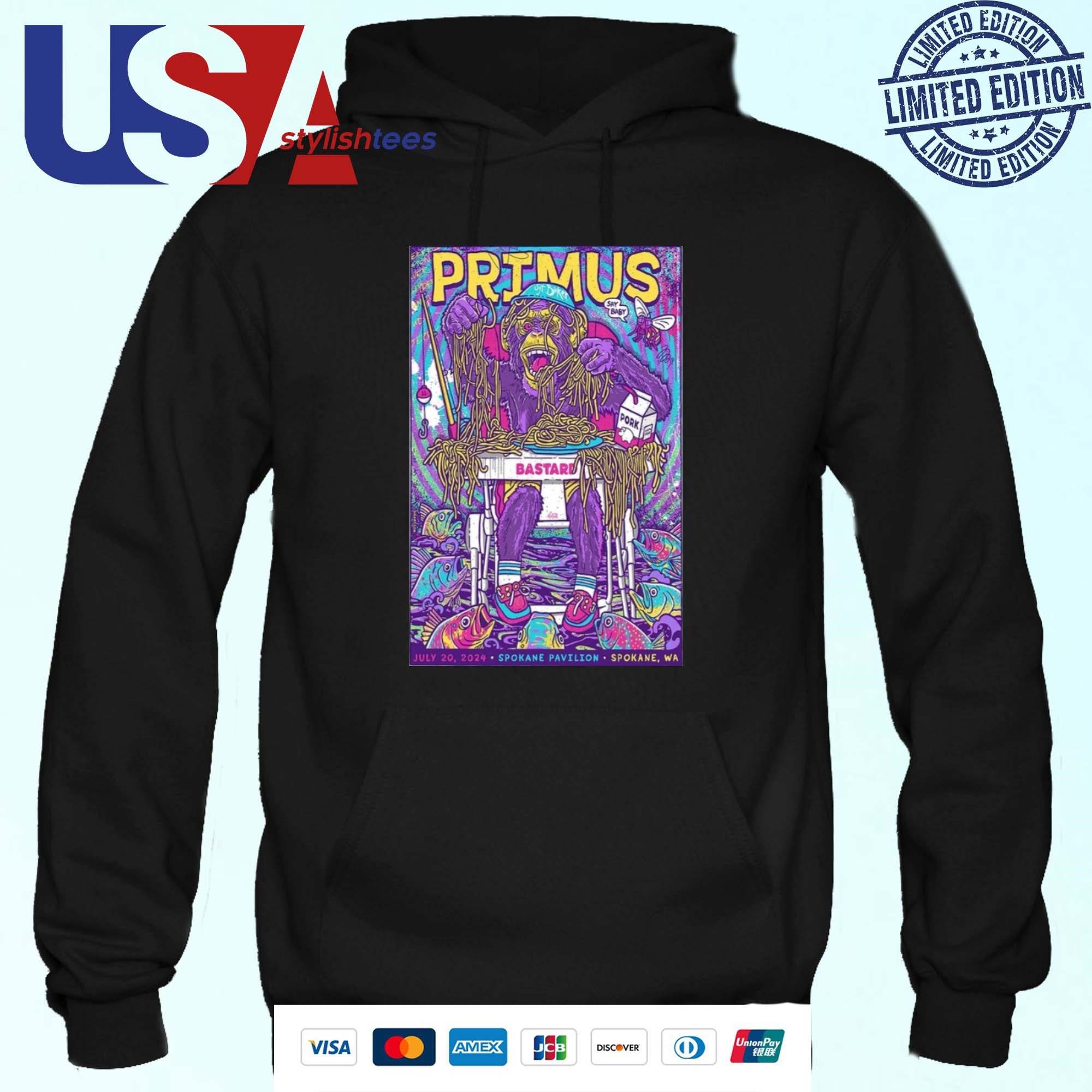 primus-july-20-2024-spokane-wa-hoodie Primus July 20, 2024 Spokane, WA Hoodie