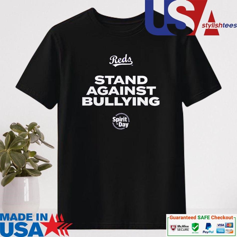 official-cincinnati-reds-stand-against-bullying-baseball-spirit-day-perso-shirt-1 Official Cincinnati Reds Anti-Bullying Baseball Spirit Day Personalized Shirt