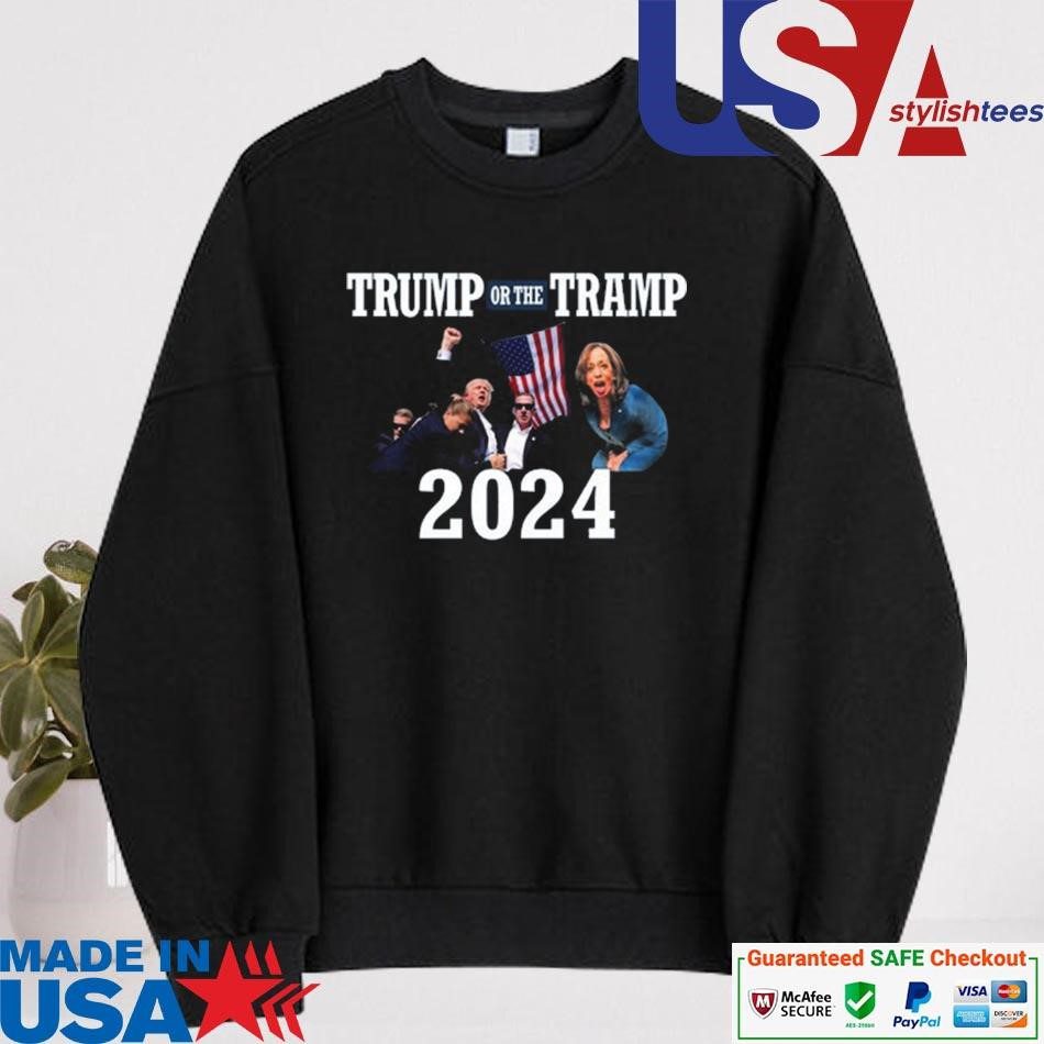 official-trump-or-the-tramp-2024-shirt-leveon-bell-wearing-sweater Official Trump Or The Tramp 2024 Shirt Le'veon Bell Wearing sweater