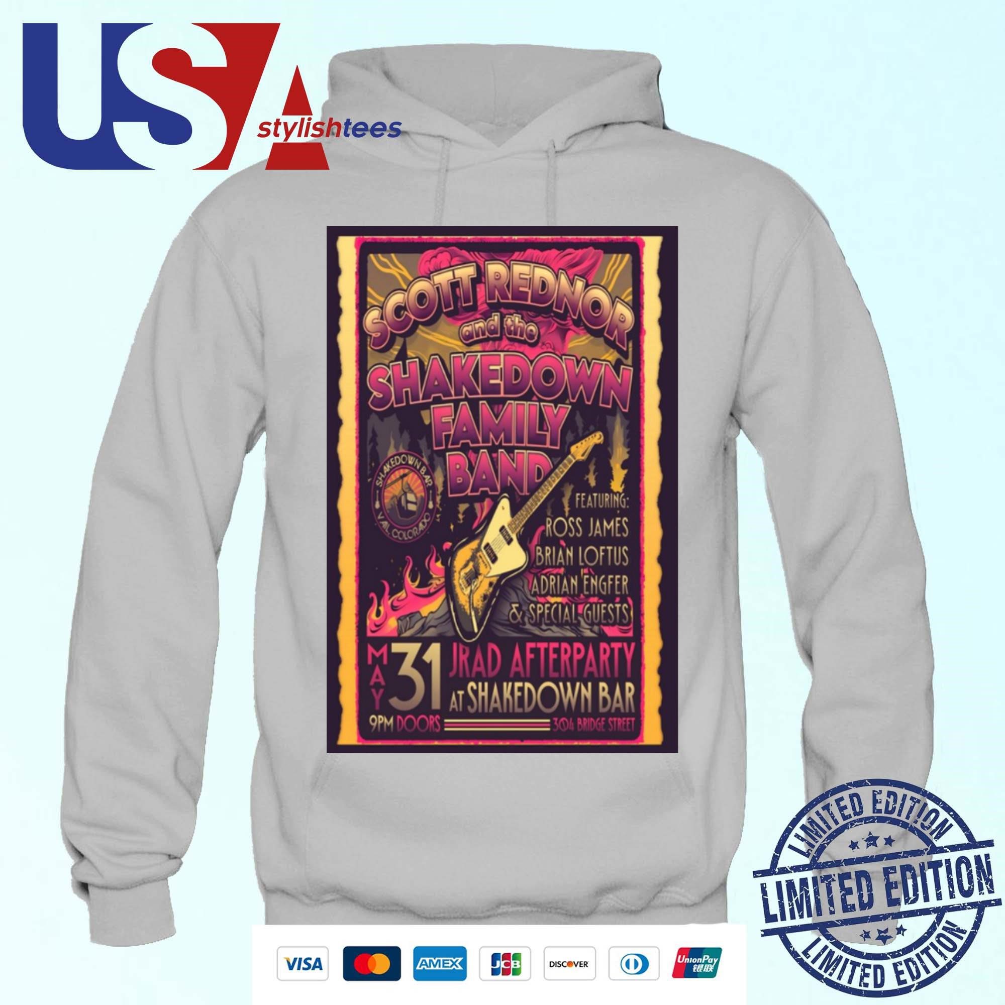 scott-rednor-and-the-shakedown-family-band-304-bridge-st-vail-co-may-31-2024-poster-hoodie Scott Rednor And The Shakedown Family Band 304 Bridge St Vail, CO May 31 2024 Poster Hoodie