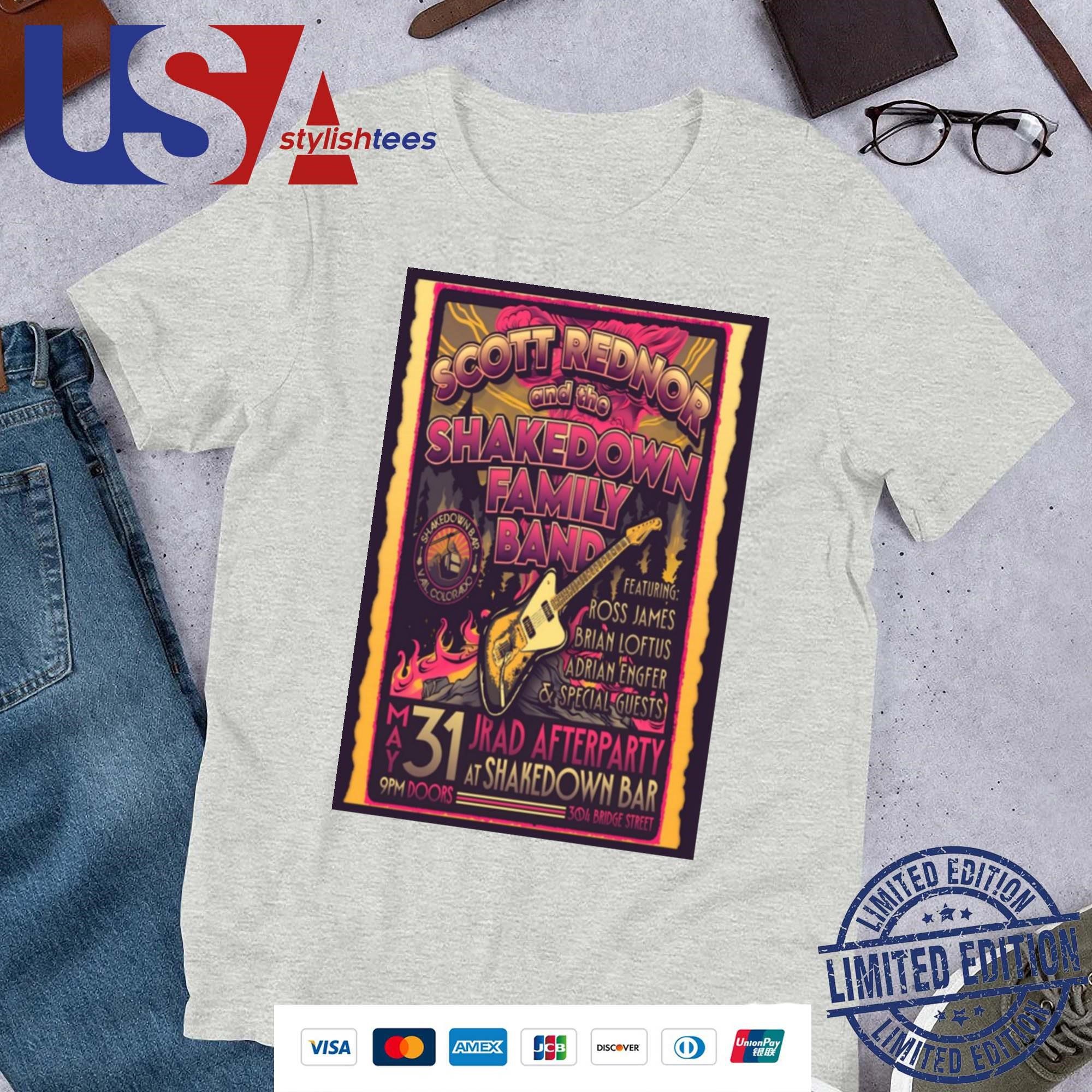 scott-rednor-and-the-shakedown-family-band-304-bridge-st-vail-co-may-31-2024-poster-shirt Scott Rednor And The Shakedown Family Band 304 Bridge St Vail, CO May 31 2024 Poster Shirt