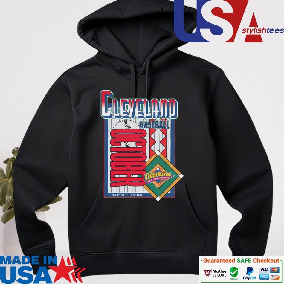 official-cleveland-guardians-baseball-october-take-the-central-2024-hoodie Official Cleveland Guardians Baseball October Seize The Central 2024 hoodie