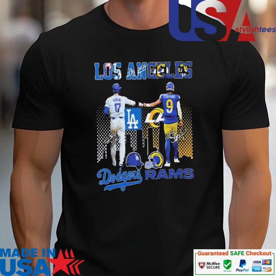 official-dodgers-shohei-ohtani-rams-matthew-stafford-unisex Official Dodgers Shohei Ohtani Rams Matthew Stafford unisex