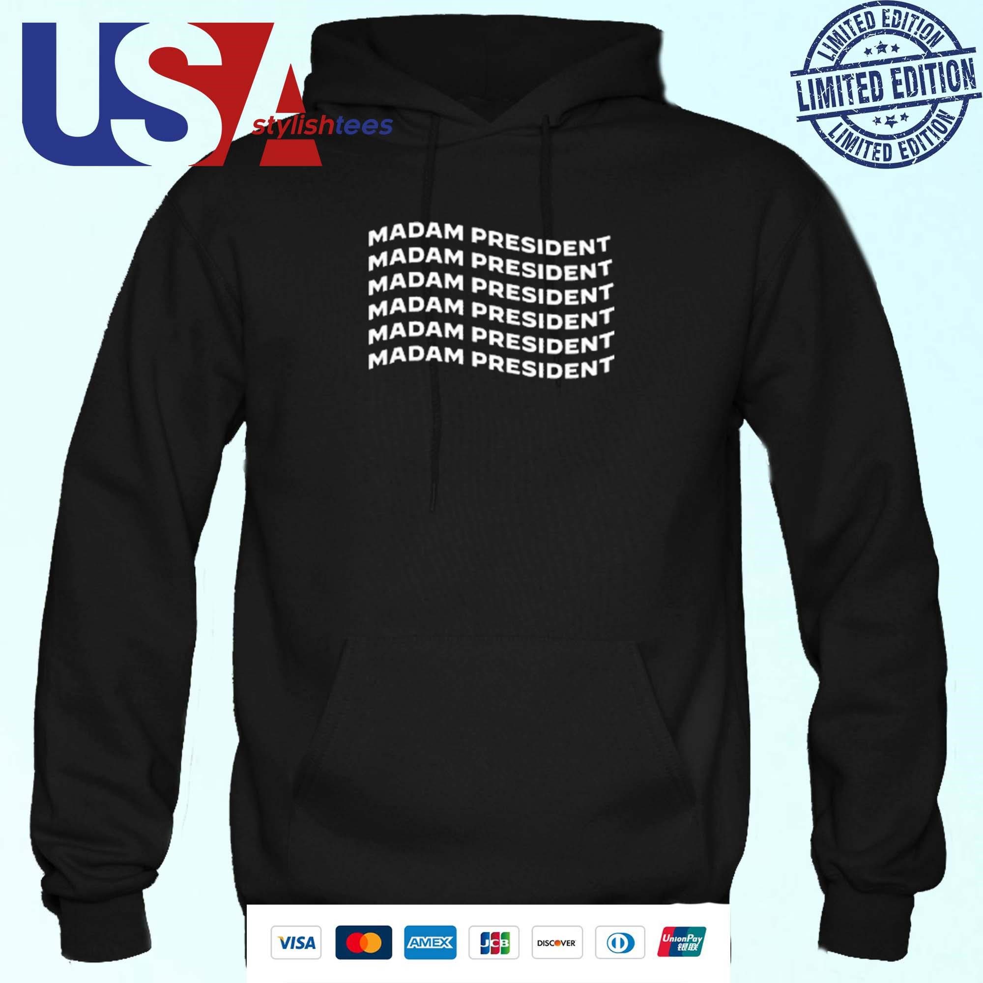 harris-victory-fund-store-madam-president-hoodie Harris Victory Fund shop Madam President Hoodie