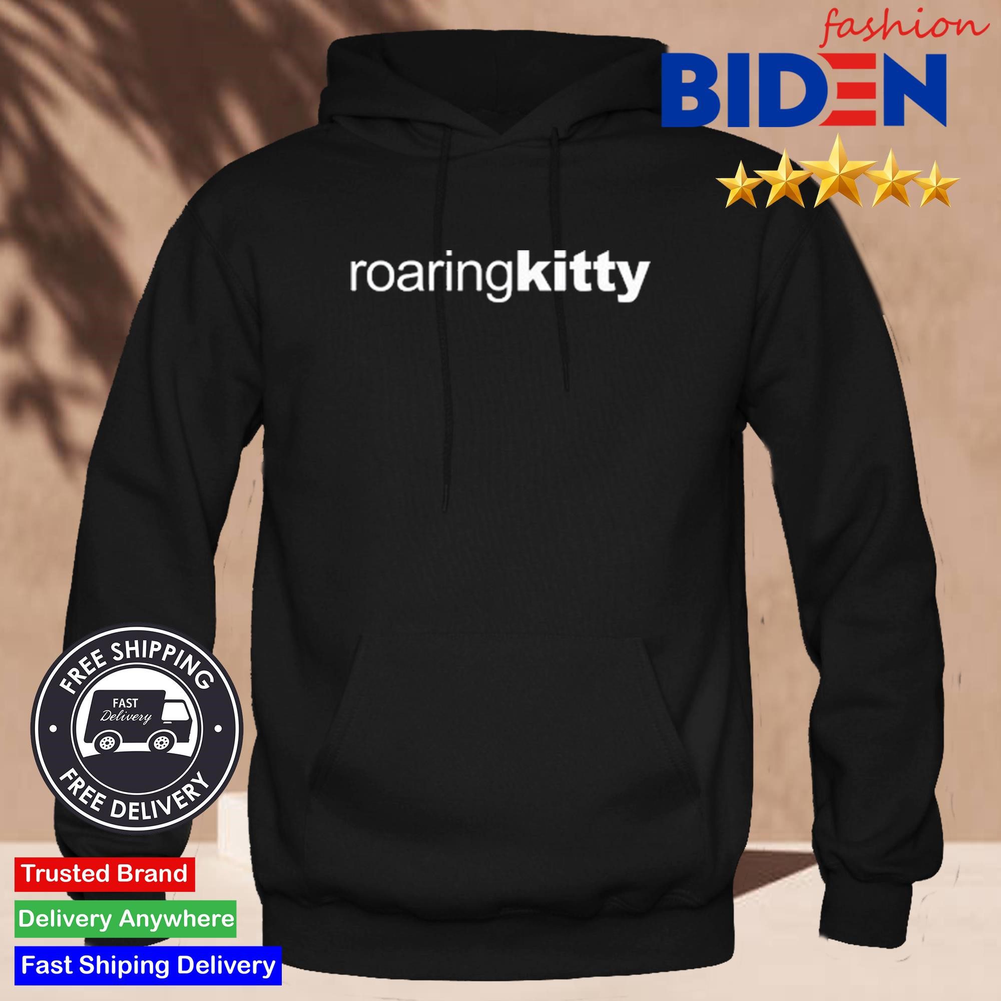 Dave Portnoy Keith Gill Wearing Roaring Kitty Hoodie