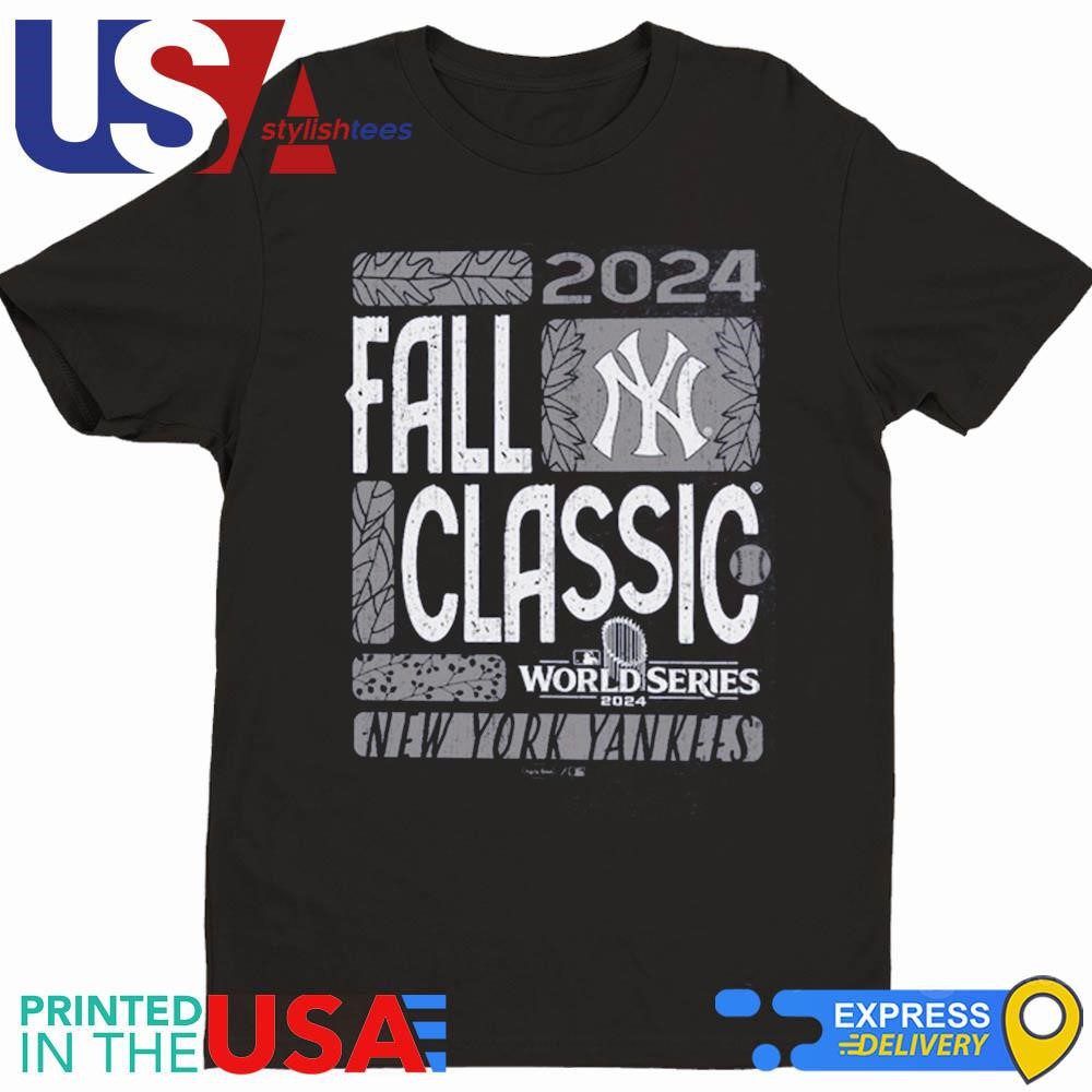 new-york-yankees-majestic-threads-2024-world-series-tri-blend-fall-classic-shirt-1 New York Yankees Majestic Threads 2024 World Series Tri-Blend Autumn Classic Shirt