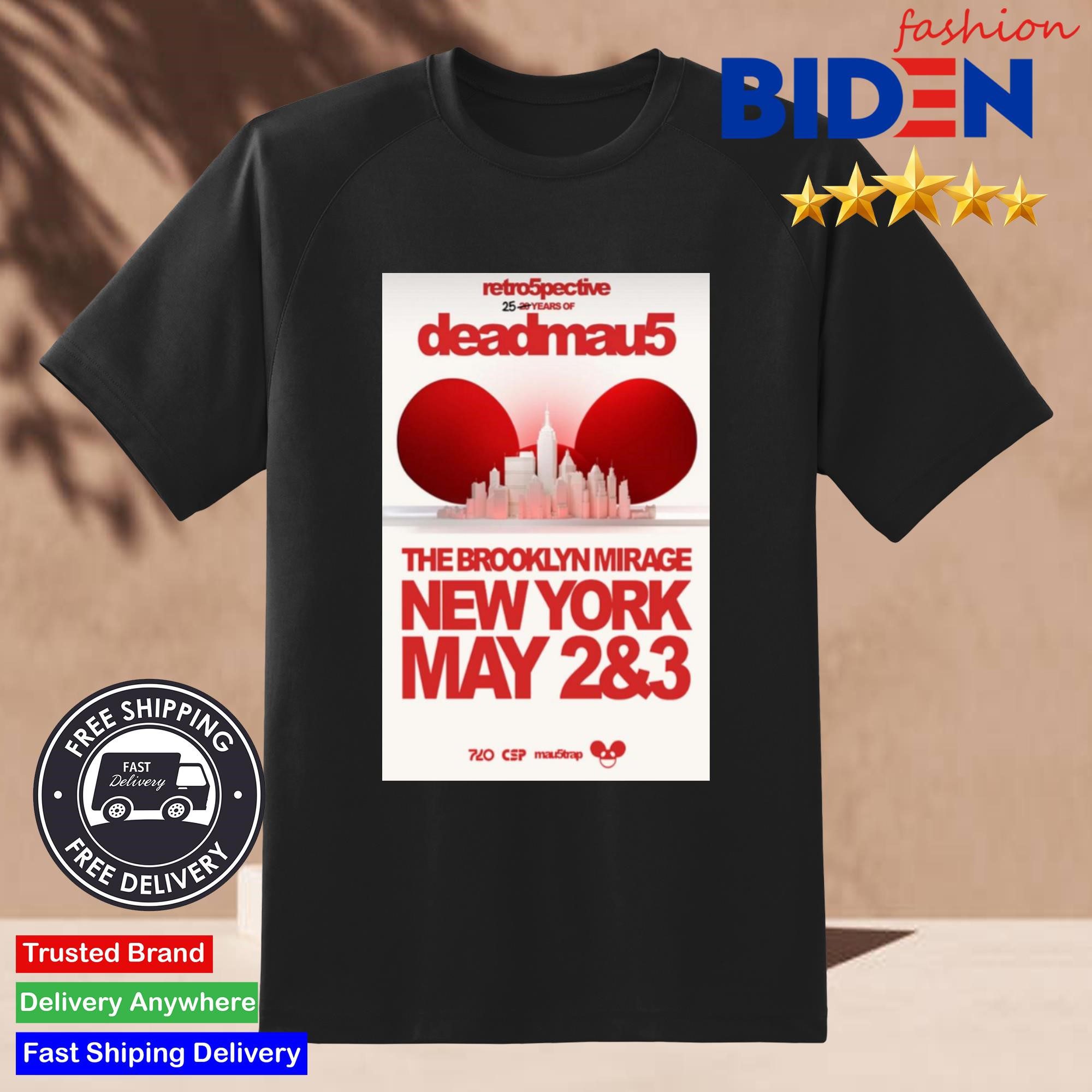 retro5spective-25-years-of-deadmau5-the-brooklyn-mirage-brooklyn-ny-may-23-2024-shirt-2 Retro5pective 25 Years Of Deadmau5 The Brooklyn Mirage, Brooklyn, NY May 2,3 2024 Shirt
