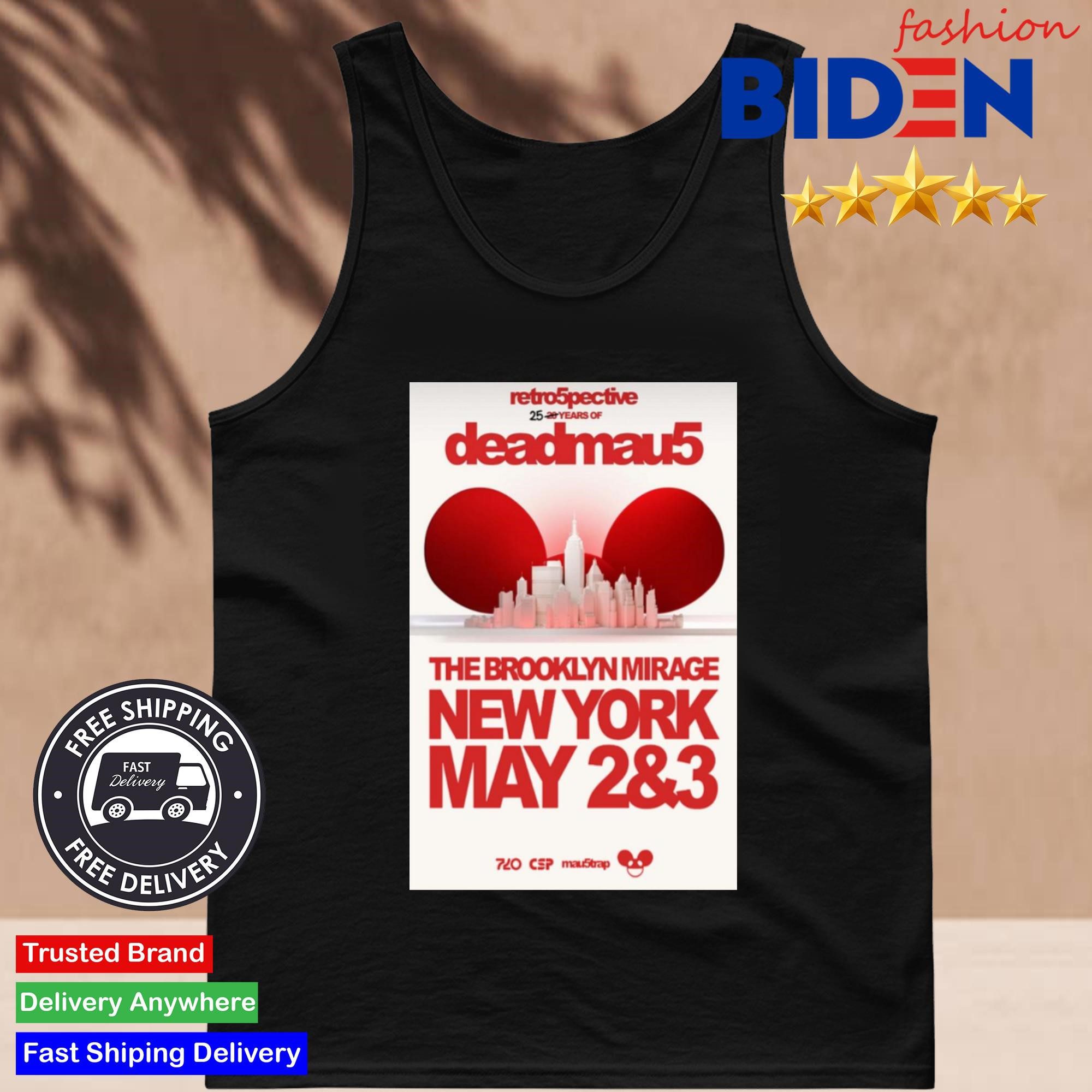 retro5spective-25-years-of-deadmau5-the-brooklyn-mirage-brooklyn-ny-may-23-2024-tank-top-1 Retro5pective 25 Years Of Deadmau5 The Brooklyn Mirage, Brooklyn, NY May 2,3 2024 Tank Top