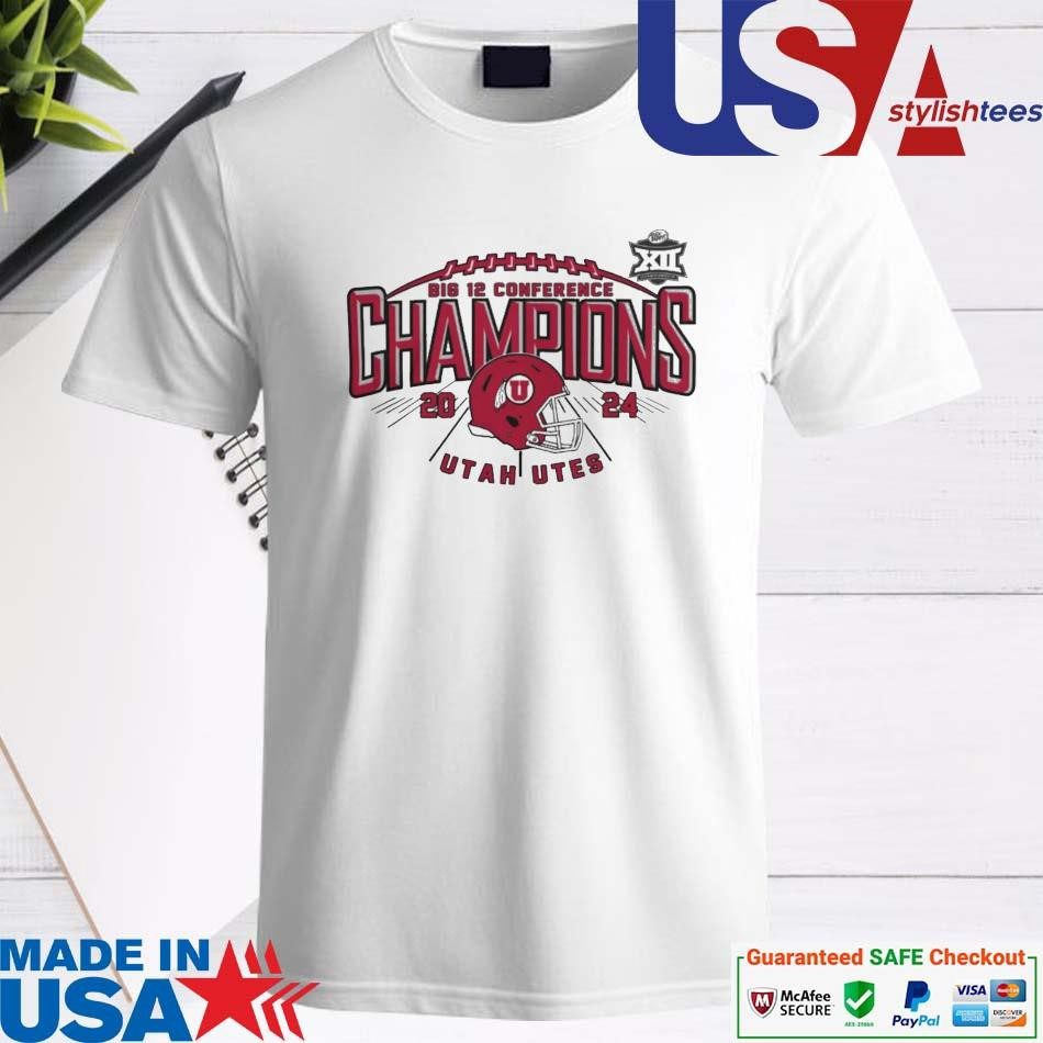 official-utah-utes-2024-big-12-conference-football-champions-shirt-1 Official Utah Utes 2024 Big 12 Conference Football Champions Shirt