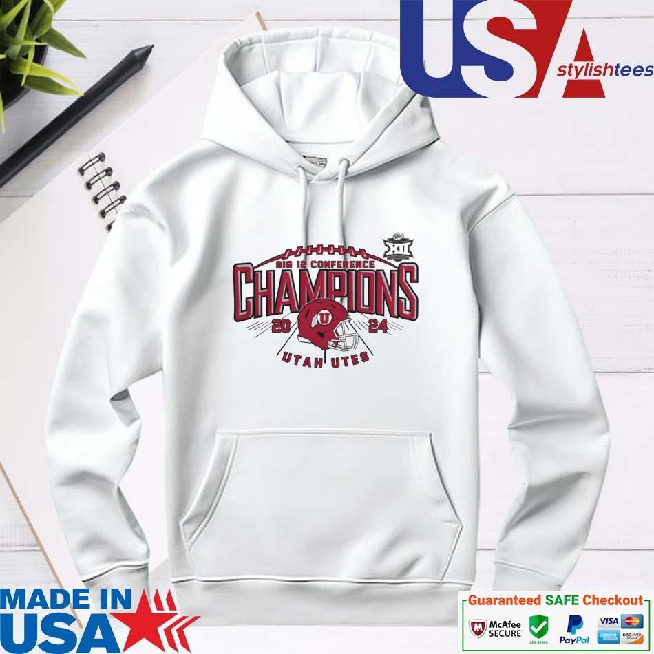 official-utah-utes-2024-big-12-conference-football-champions-hoodie Official Utah Utes 2024 Big 12 Conference Football Champions hoodie