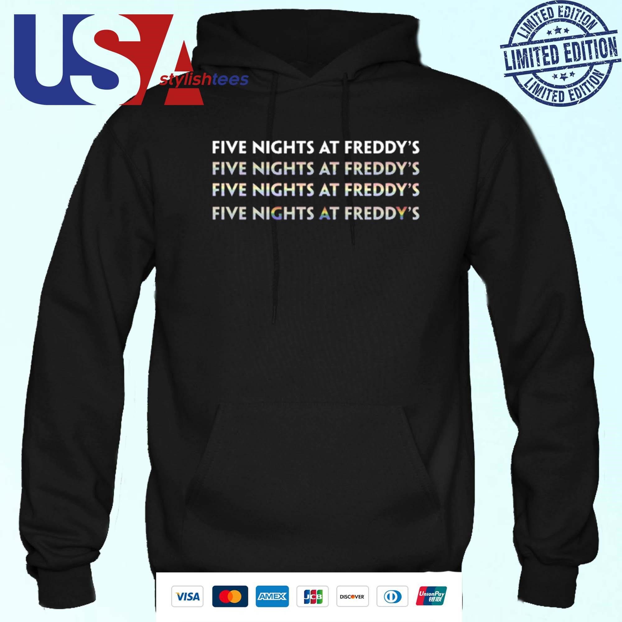 pride-month-five-nights-at-freddys-lgbt-flag-hoodie Pride Month Five Nights At Freddy's Lgbt Flag Hoodie