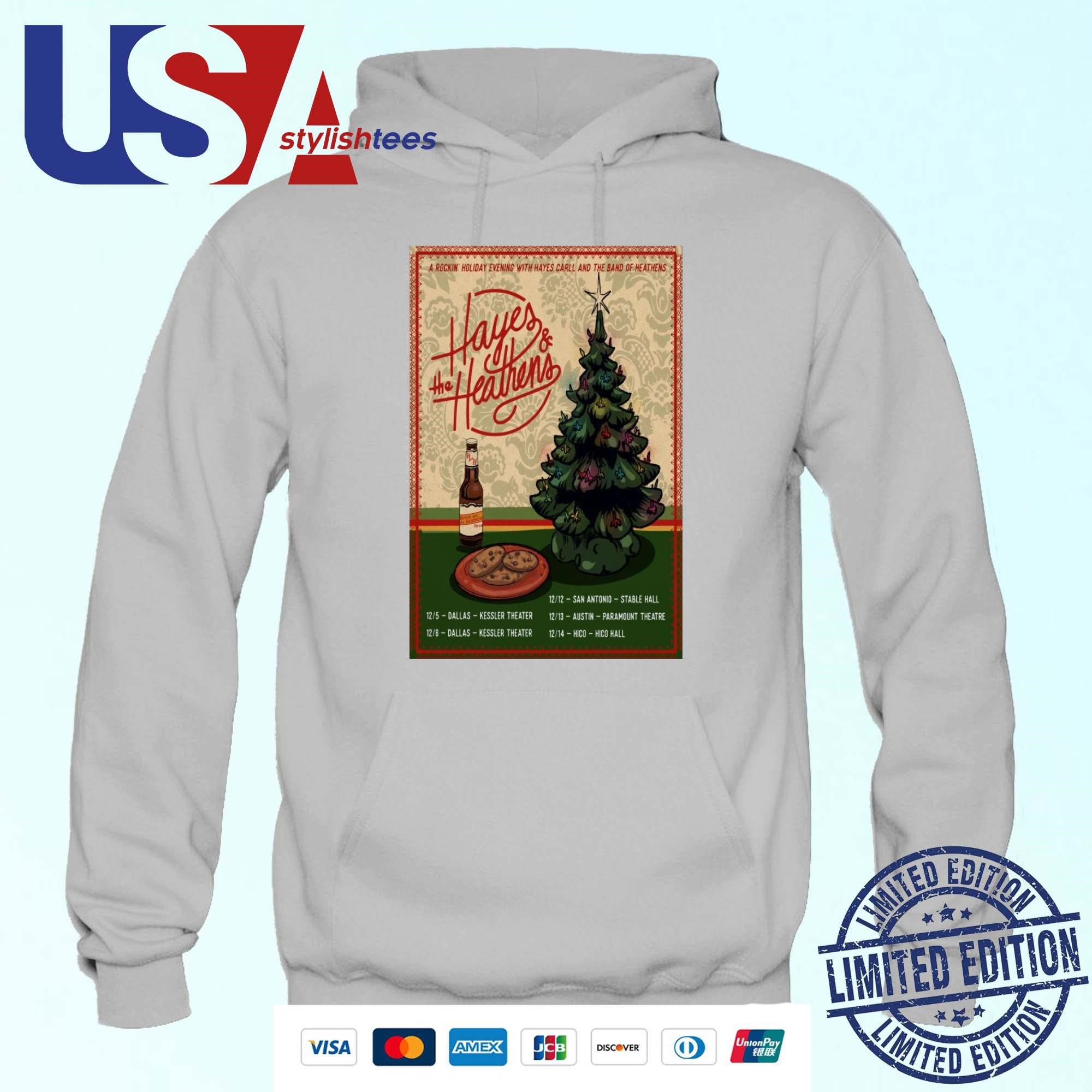 hayes-the-heathens-journey-through-texas-dec-5-14-2024-hoodie Hayes & The Heathens Journey Through Texas Dec 5-14 2024 Hoodie