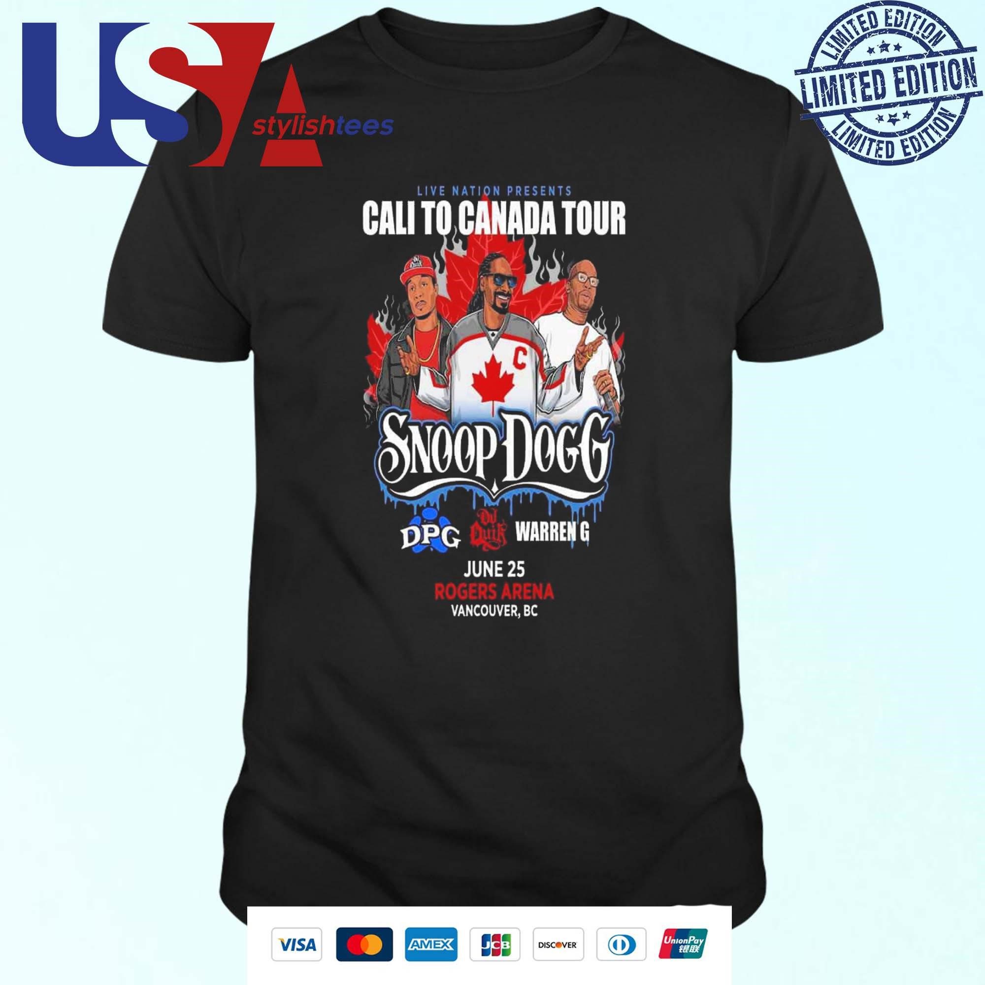 snoop-dogg-and-tha-dogg-live-nation-presents-cali-to-canada-tour-2024-on-june-25-at-rogers-arena-vancouver-bc-poster-t-shirt-1 Snoop Dogg And Tha Dogg Live Nation Presents Cali To Canada Tour 2024 On June 25 At Rogers Arena Vancouver BC Poster Shirt