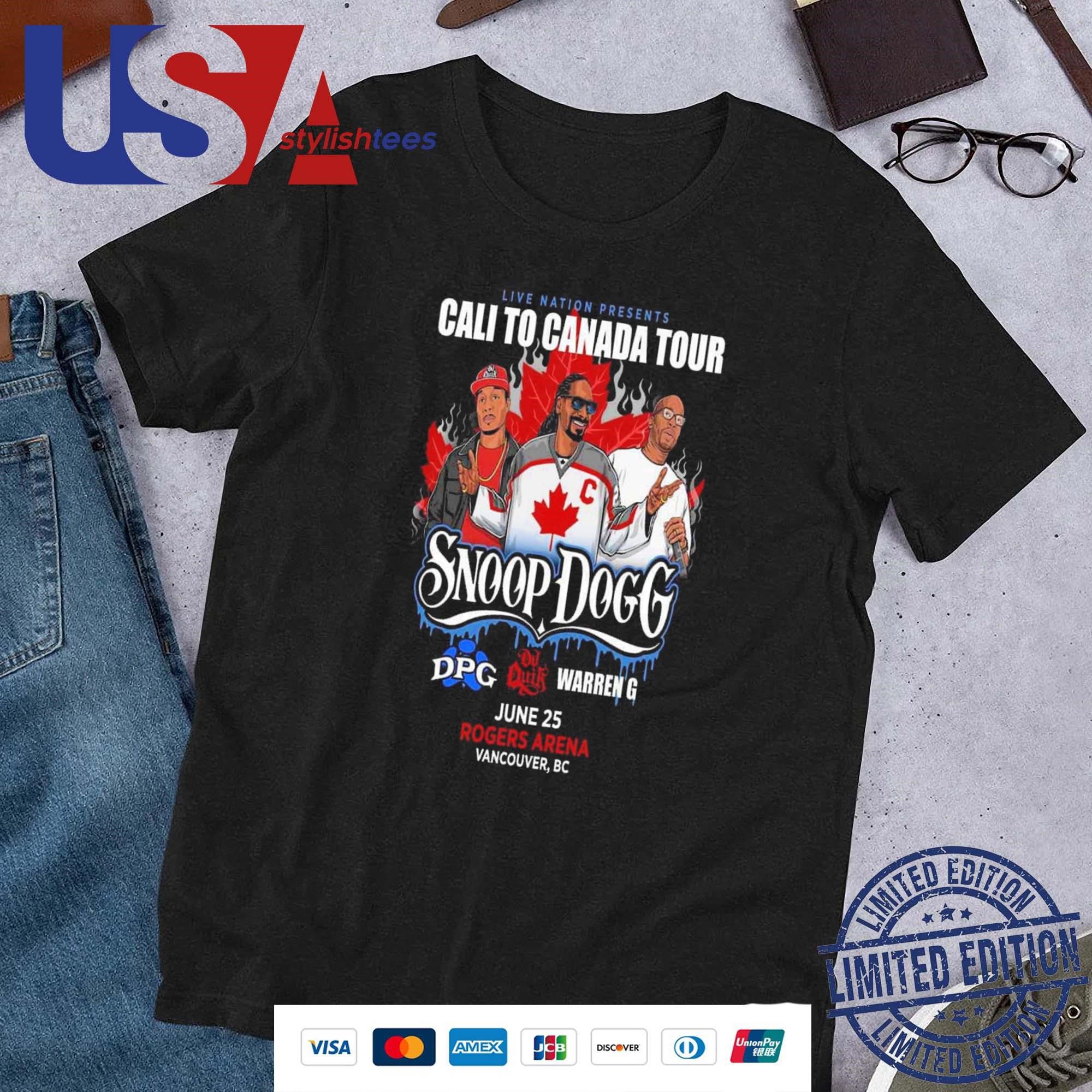 snoop-dogg-and-tha-dogg-live-nation-presents-cali-to-canada-tour-2024-on-june-25-at-rogers-arena-vancouver-bc-poster-shirt Snoop Dogg And Tha Dogg Live Nation Presents Cali To Canada Tour 2024 On June 25 At Rogers Arena Vancouver BC Poster Shirt