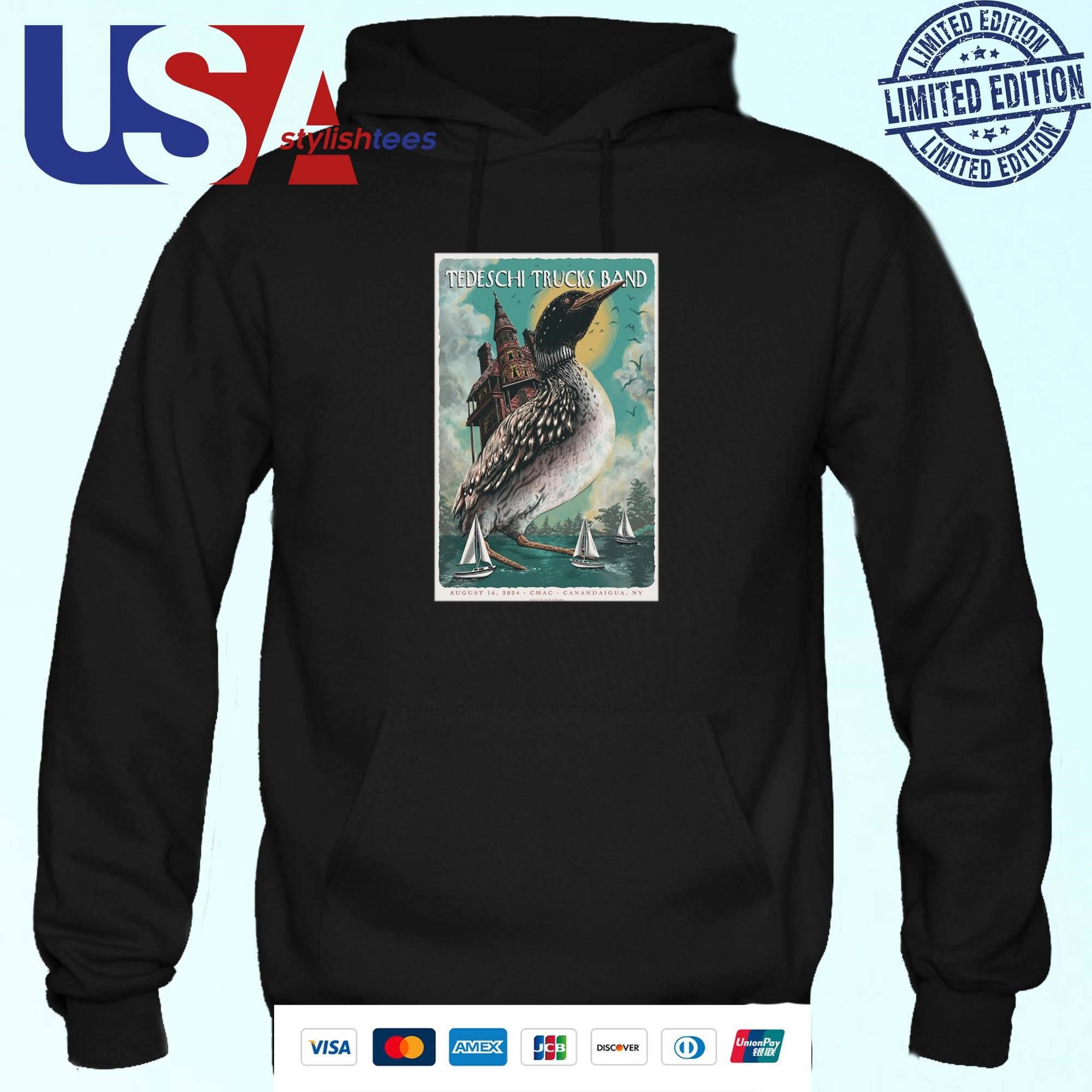tedeschi-trucks-band-cmac-canandaigua-ny-august-16-2024-hoodie Tedeschi Trucks Band CMAC, Canandaigua, NY August 16, 2024 Hoodie