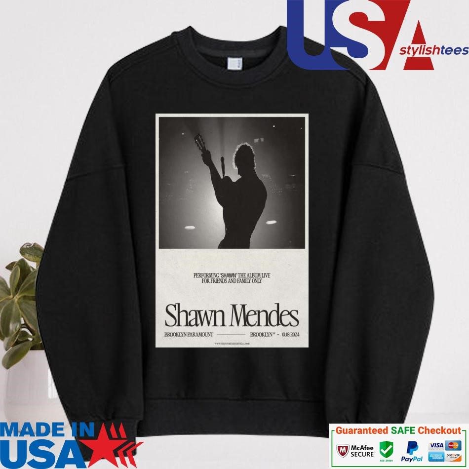 official-shawn-mendes-in-brooklyn-ny-on-october-18-2024-tour-sweater Official Shawn Mendes Event In Brooklyn, NY On October 18, 2024 Tour Sweater