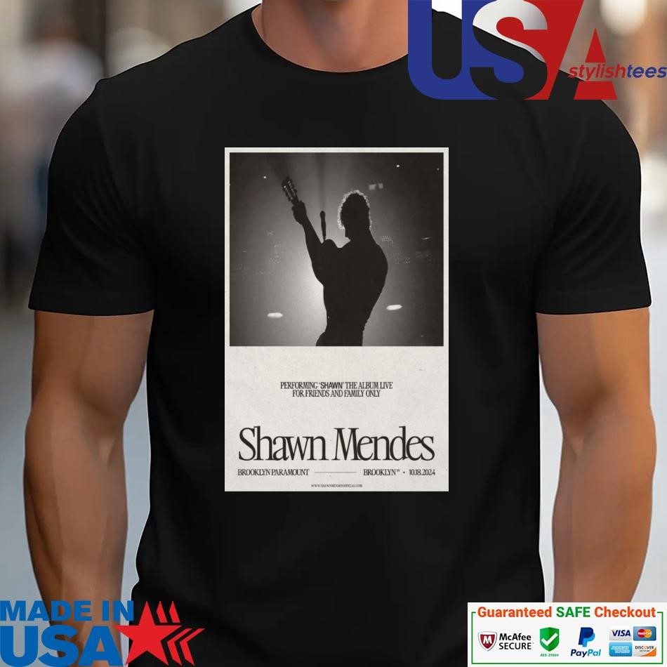 official-shawn-mendes-in-brooklyn-ny-on-october-18-2024-tour-unisex Official Shawn Mendes Event In Brooklyn, NY On October 18, 2024 Tour Unisex