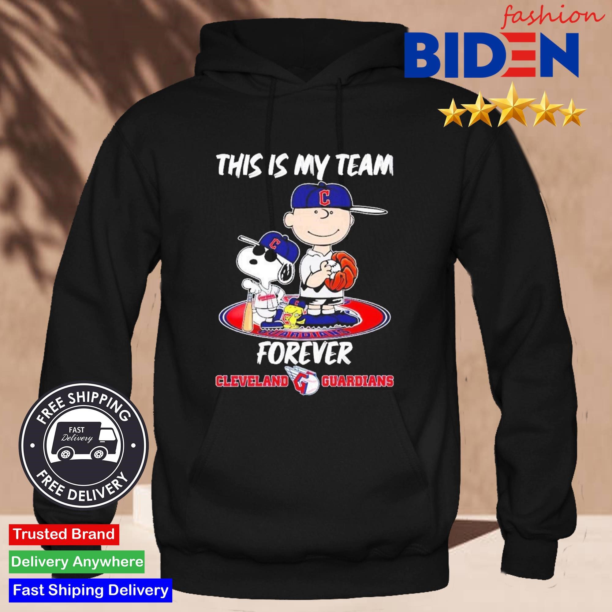 snoopy-and-charlie-brown-this-is-my-team-forever-cleveland-guardians-baseball-hoodie-1 Snoopy And Charlie Brown This Is My Team Forever Cleveland Guardians Baseball Hoodie
