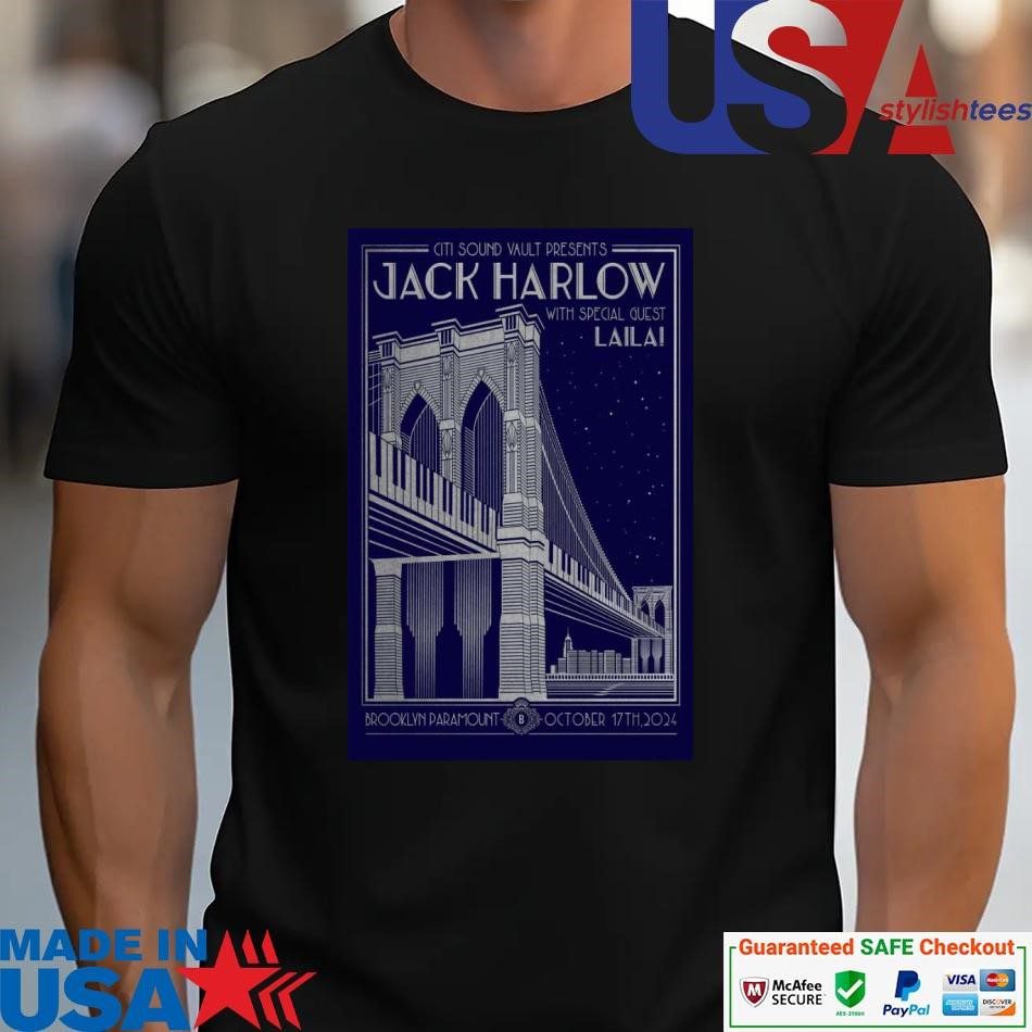 official-jack-harlow-brooklyn-paramount-brooklyn-ny-oct-17-2024-unisex Official Jack Harlow Brooklyn Paramount Brooklyn NY Oct 17 2024 unisex