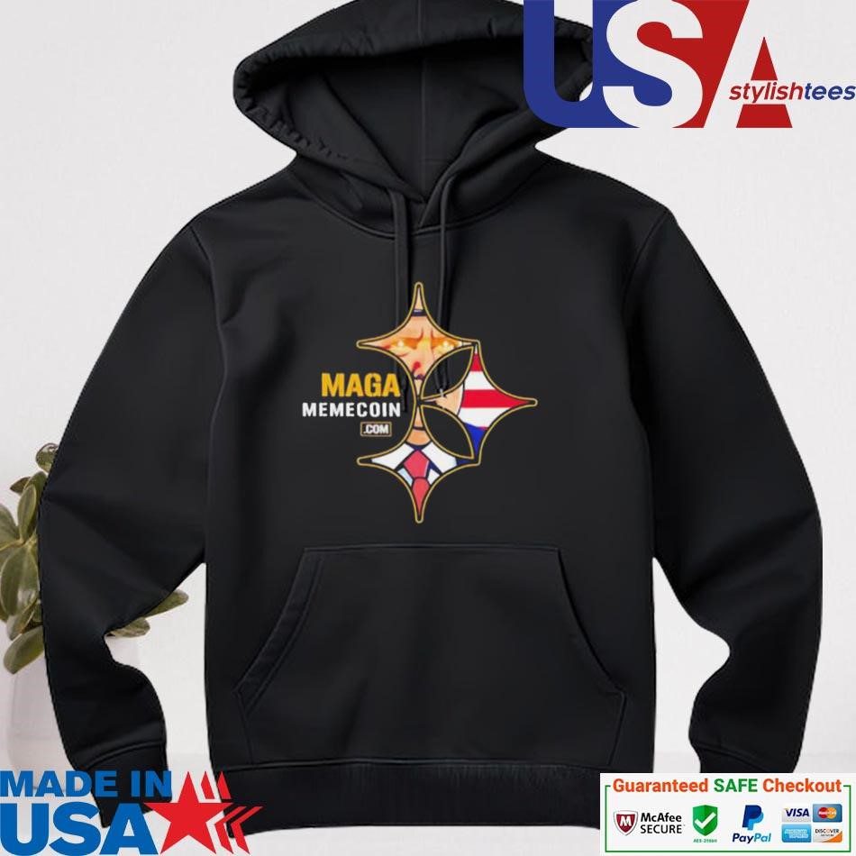 official-maga-memecoin-trump-style-pittsburgh-steelers-logo-hoodie Authorized Maga Memecoin Trump-Inspired Pittsburgh Steelers Emblem Hoodie