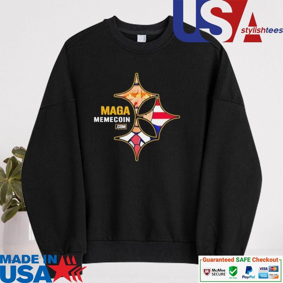 official-maga-memecoin-trump-style-pittsburgh-steelers-logo-sweater Authorized Maga Memecoin Trump-Inspired Pittsburgh Steelers Emblem Sweater