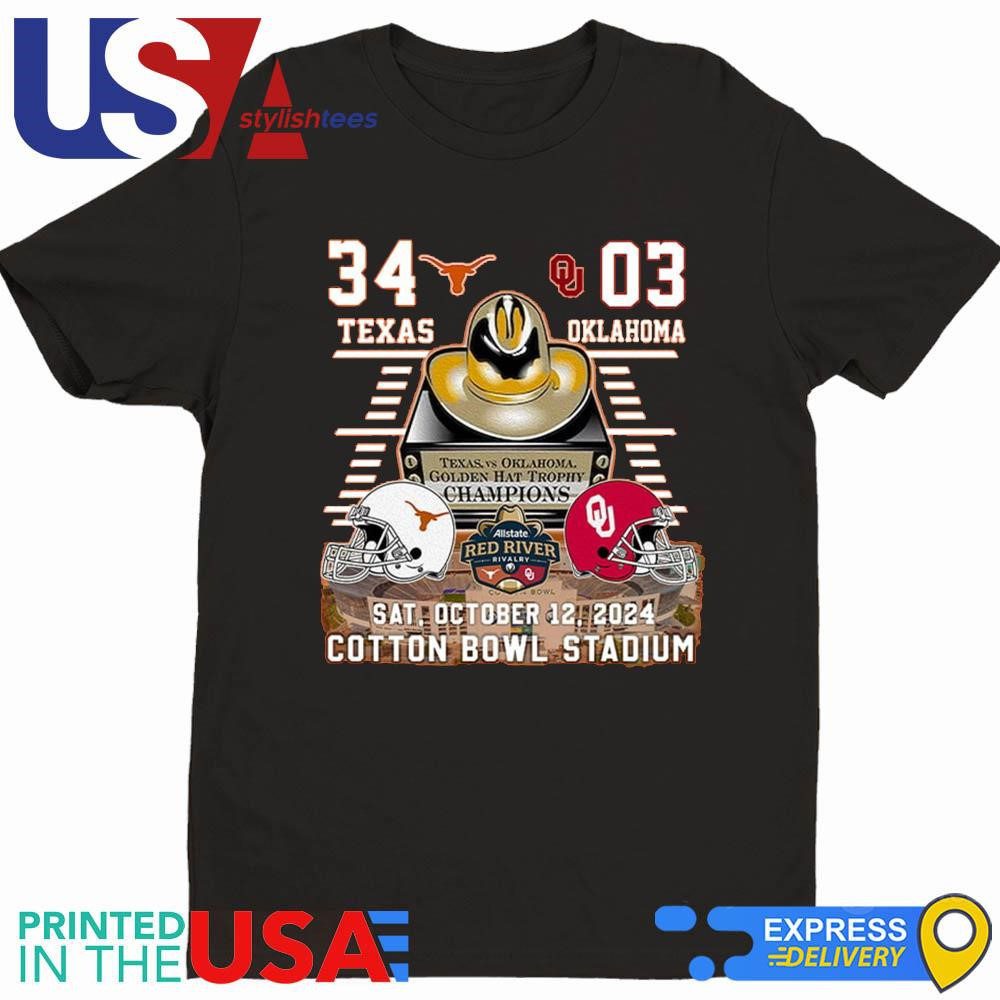texas-34-e28093-03-oklahoma-sat-october-12-2024-cotton-bowl-stadium-shirt-1 Texas 34 – 03 Oklahoma Sat October 12 2024 Cotton Bowl Stadium Shirt