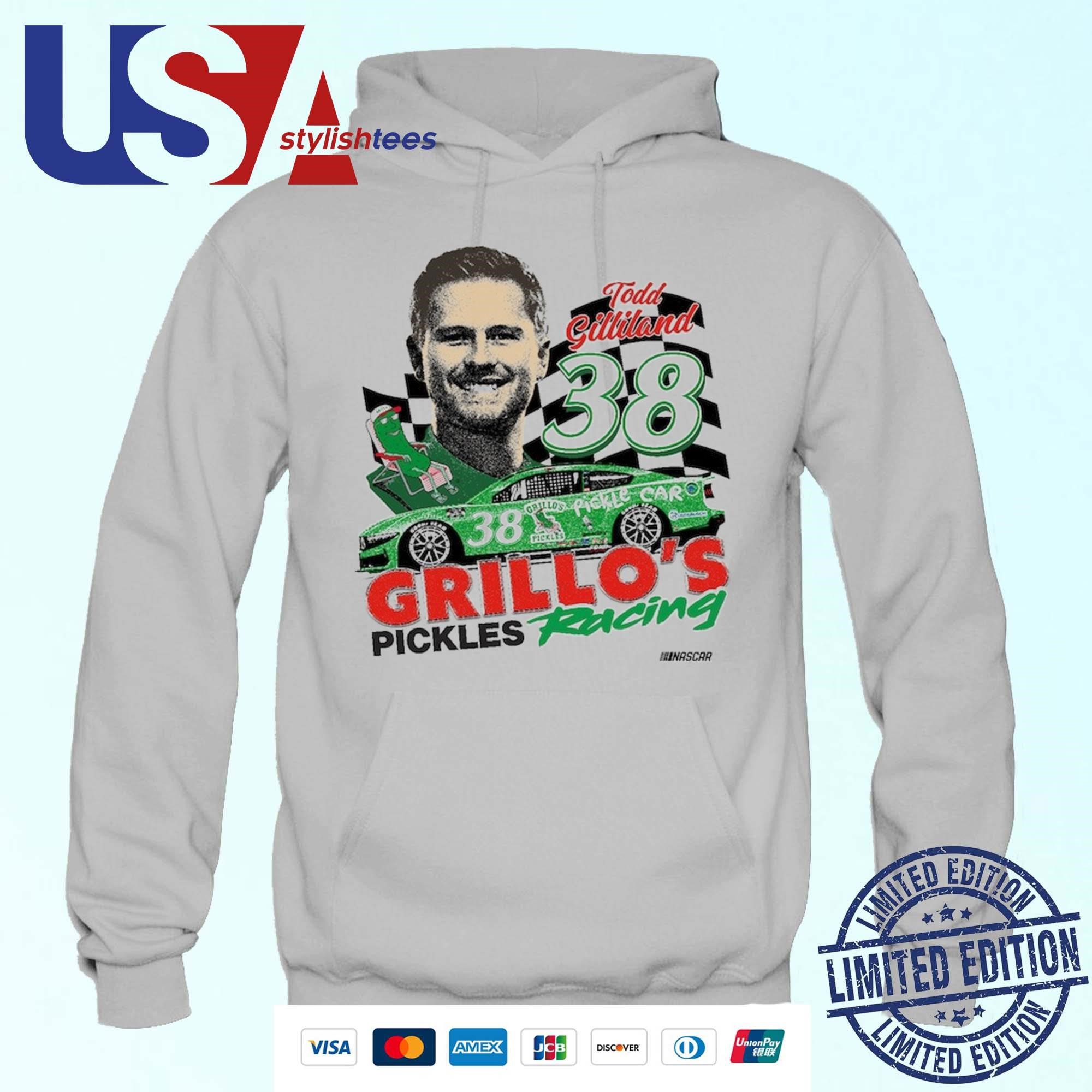 todd-gilliland-38-grillos-pickles-racing-car-hoodie Todd Gilliland 38 Grillo's Pickles Racing Car Hoodie