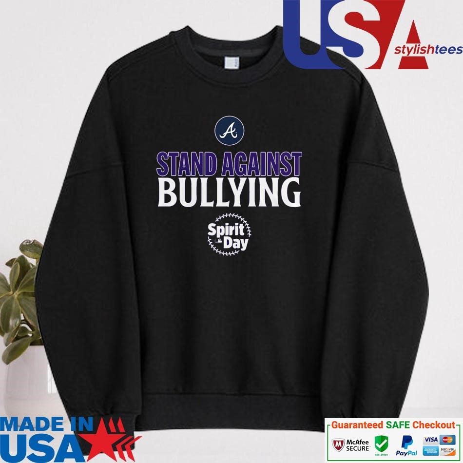 official-atlanta-braves-stand-against-bullying-baseball-spirit-day-sweater Official Atlanta Braves Stand Against Bullying Baseball Spirit Day sweater